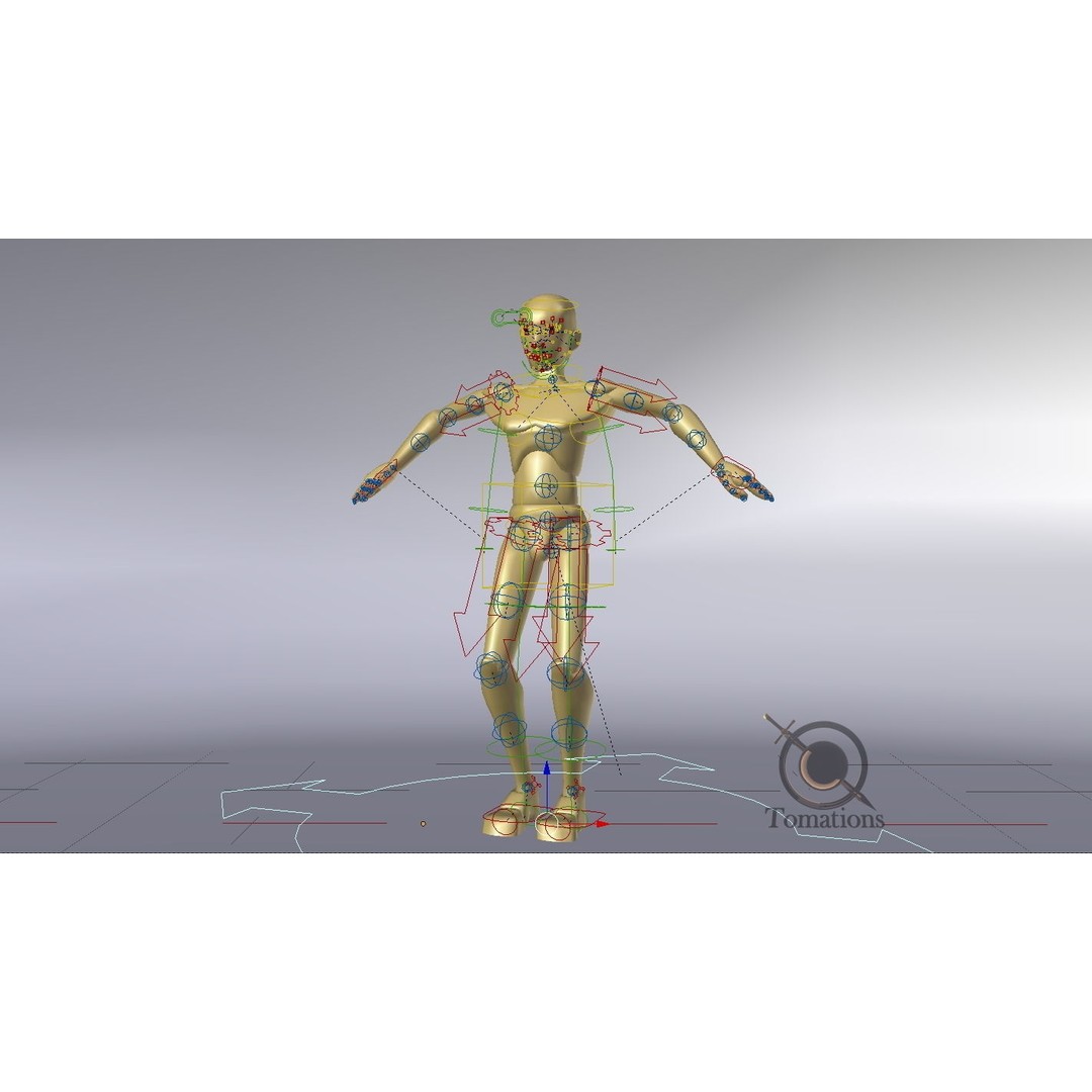 Rigged Low-Poly Dolls 3D Model – Blender Animation Character - View 21