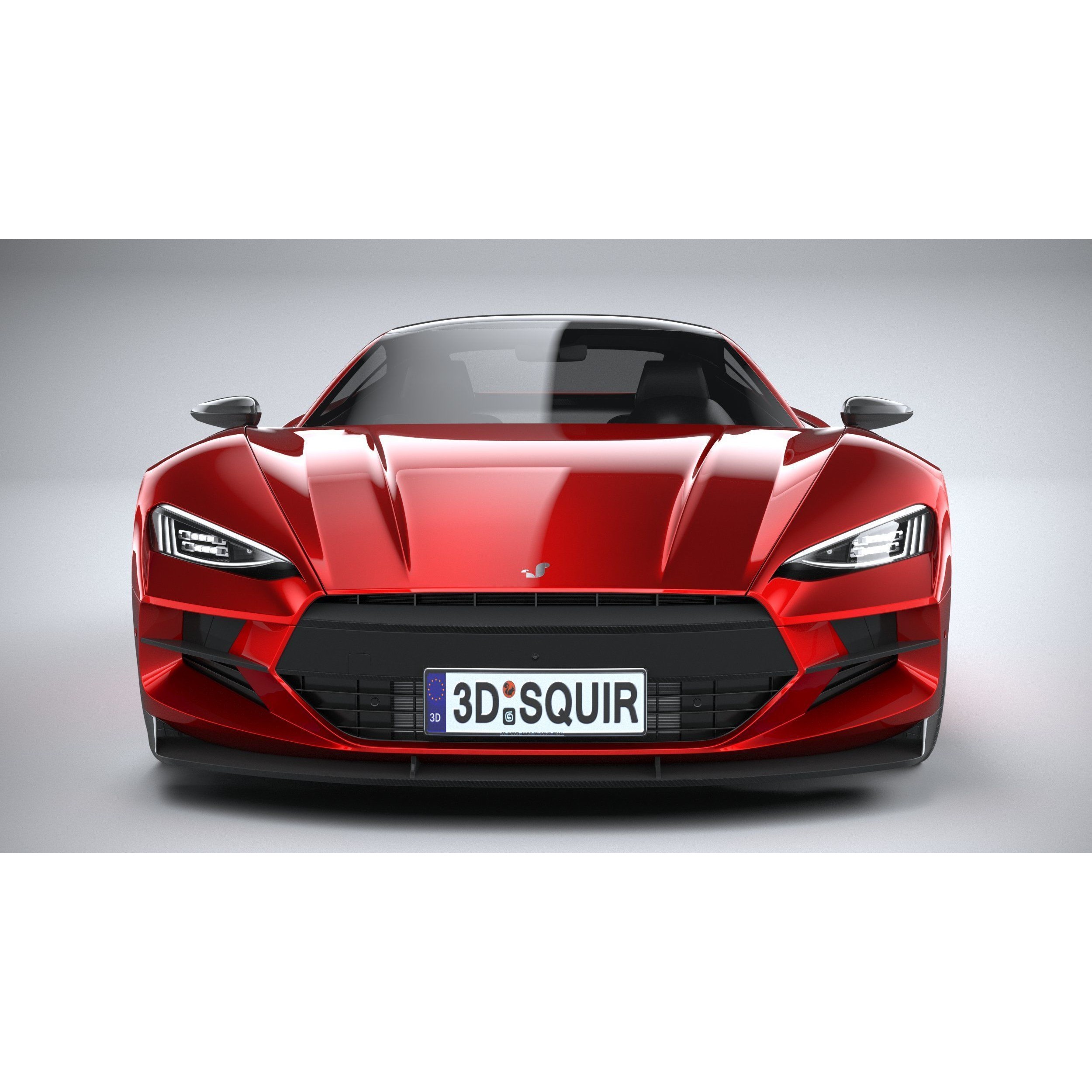 Generic Coupe 01 - Game-Ready 3D Model - View 15