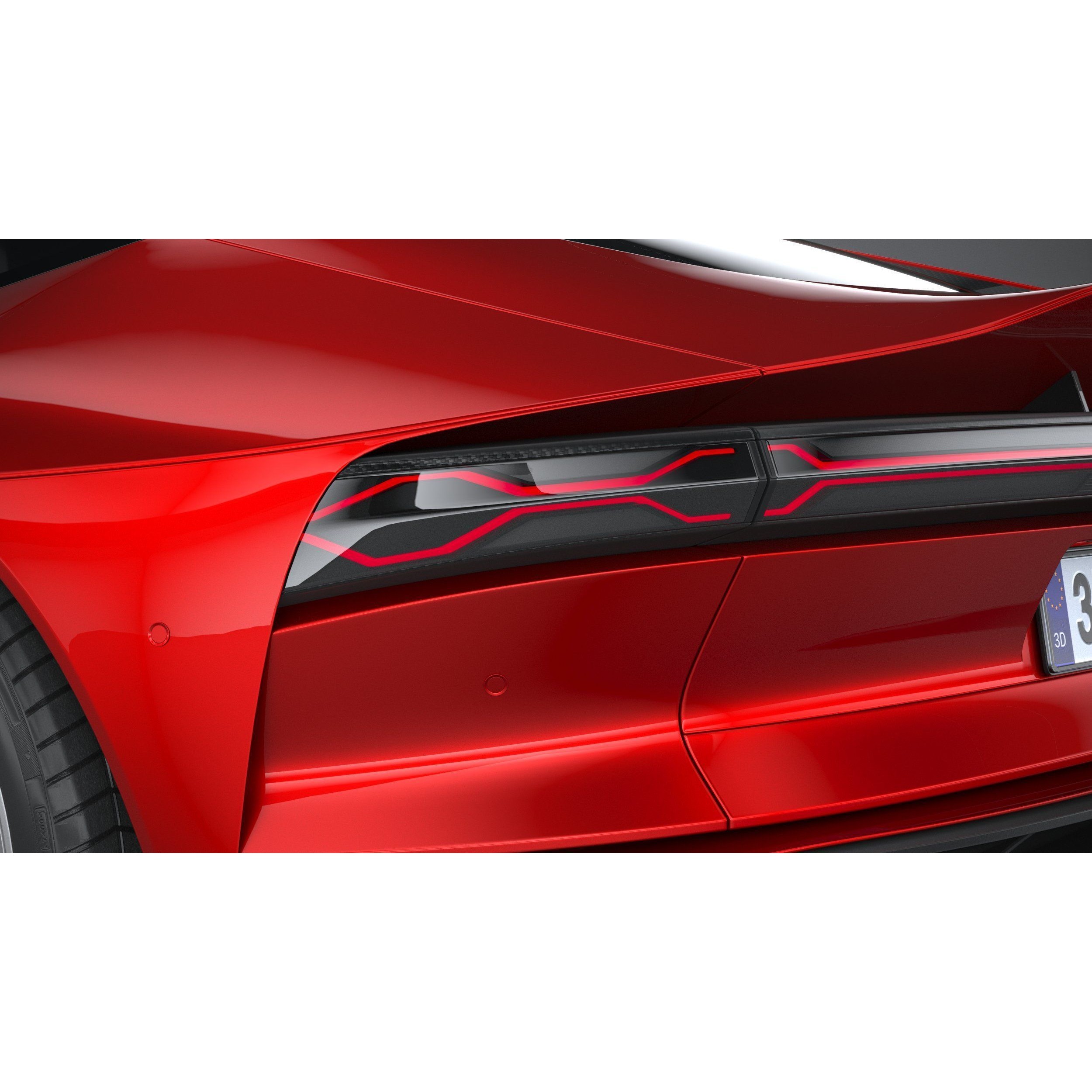 Generic Coupe 01 - Game-Ready 3D Model - View 17