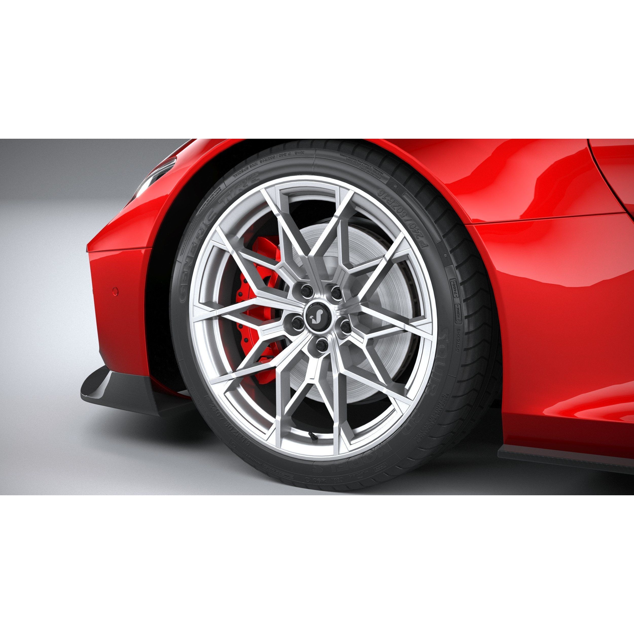 Generic Coupe 01 - Game-Ready 3D Model - View 18