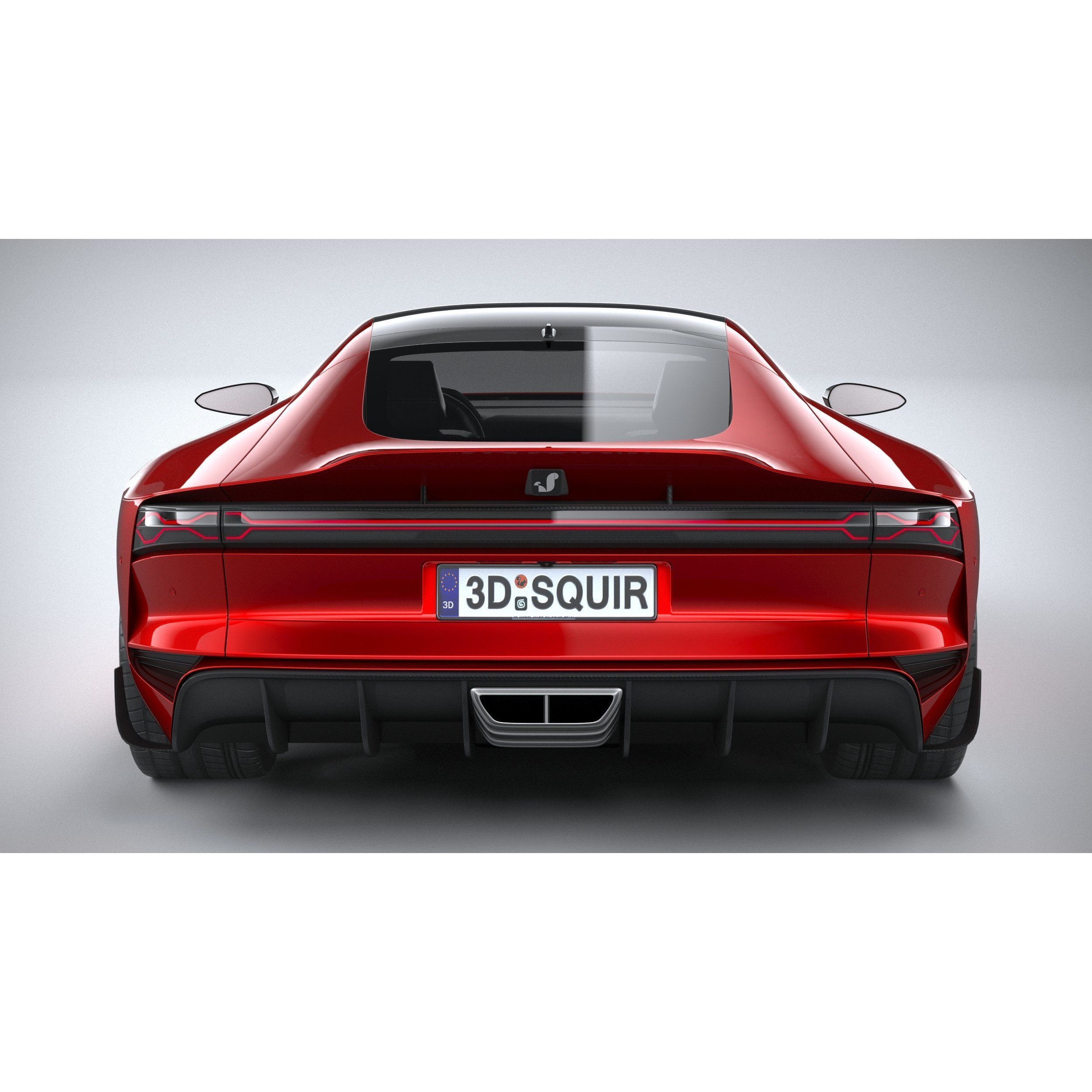 Generic Coupe 01 - Game-Ready 3D Model - View 6