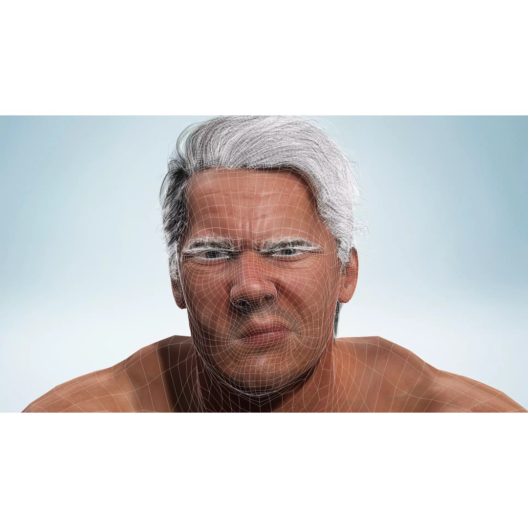 Realistic Male Character 3D Model – Low Poly Game-Ready, FBX & Blender - View 10