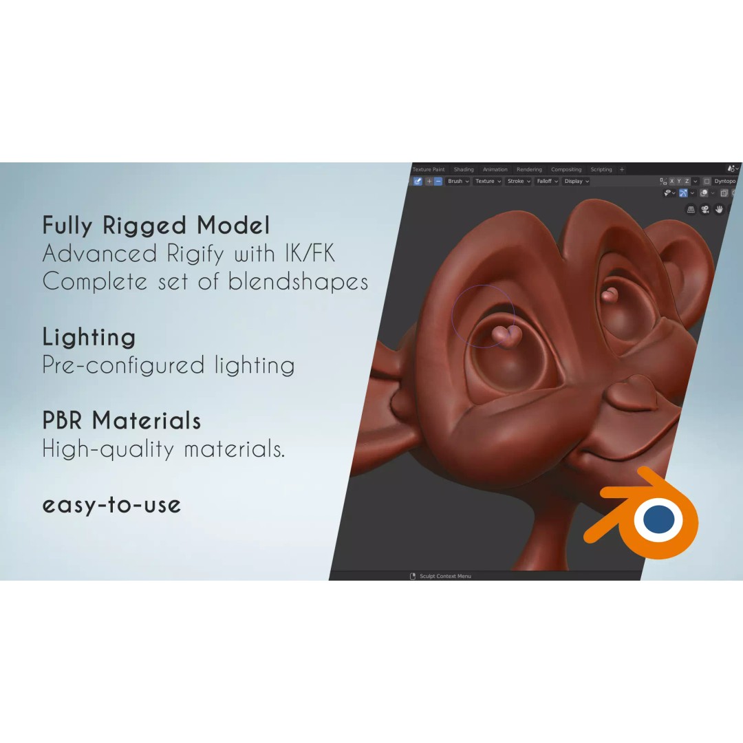 Realistic Male Character 3D Model – Low Poly Game-Ready, FBX & Blender - View 14