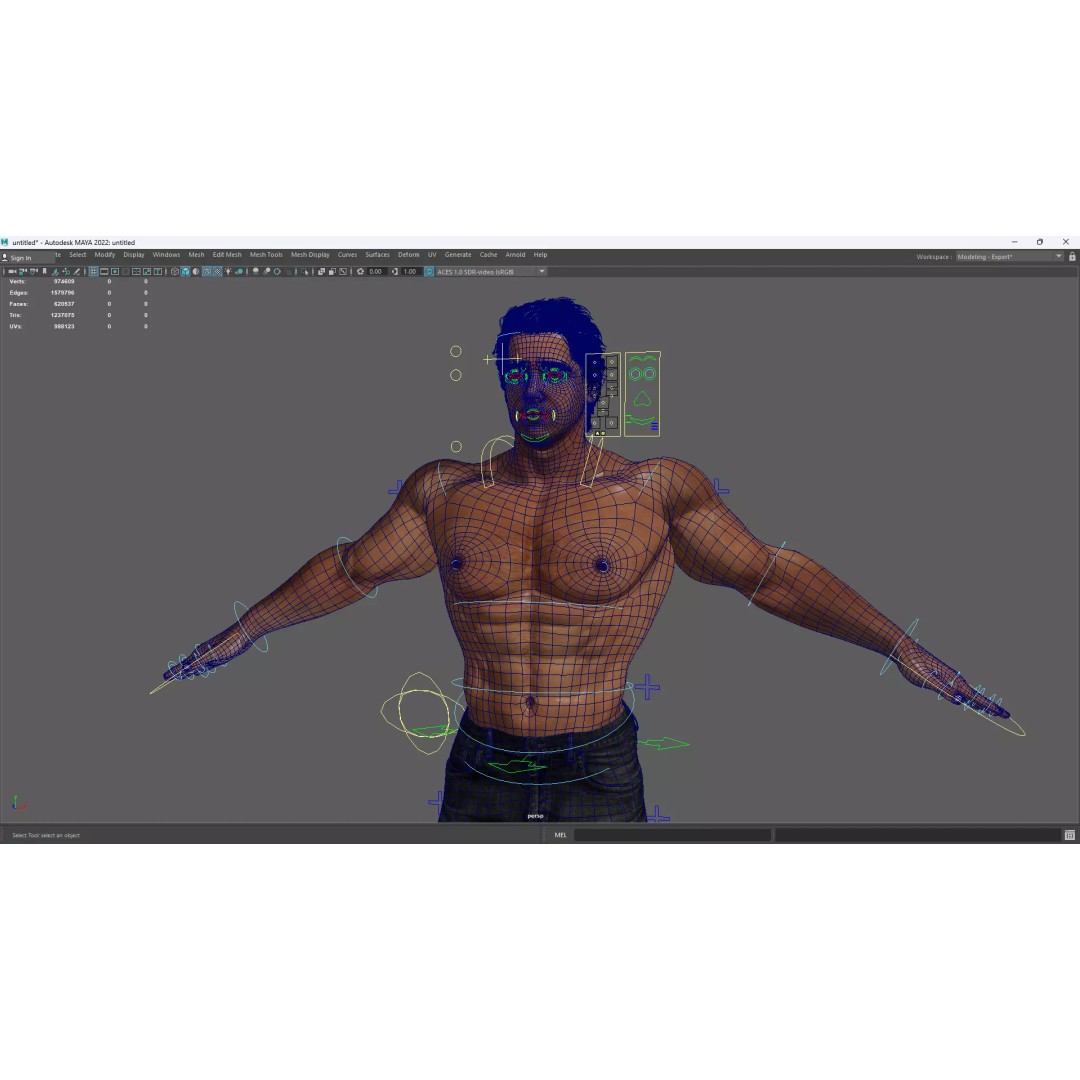 Realistic Male Character 3D Model – Low Poly Game-Ready, FBX & Blender - View 20
