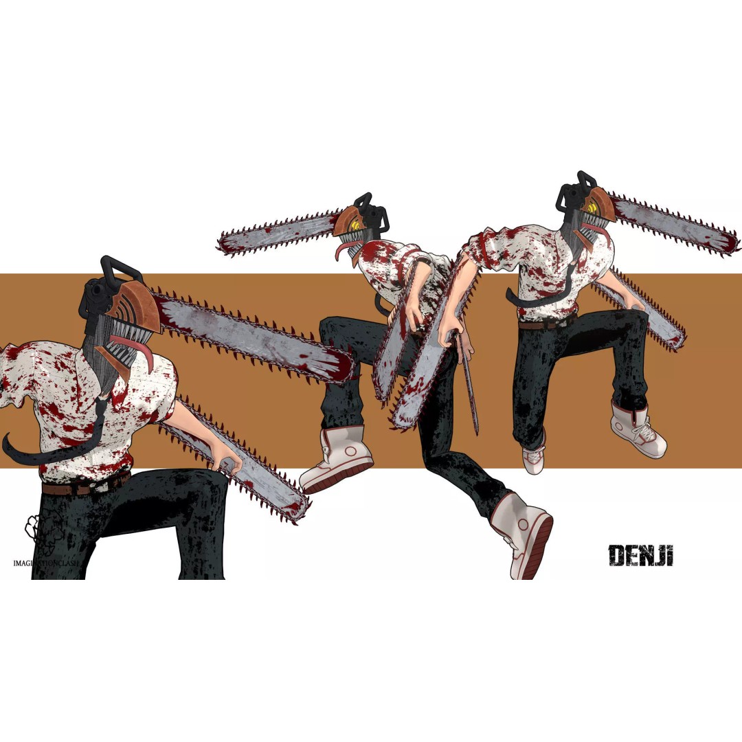 Denji 3D Model – Rigged Anime Character with PBR Textures, FBX - View 7