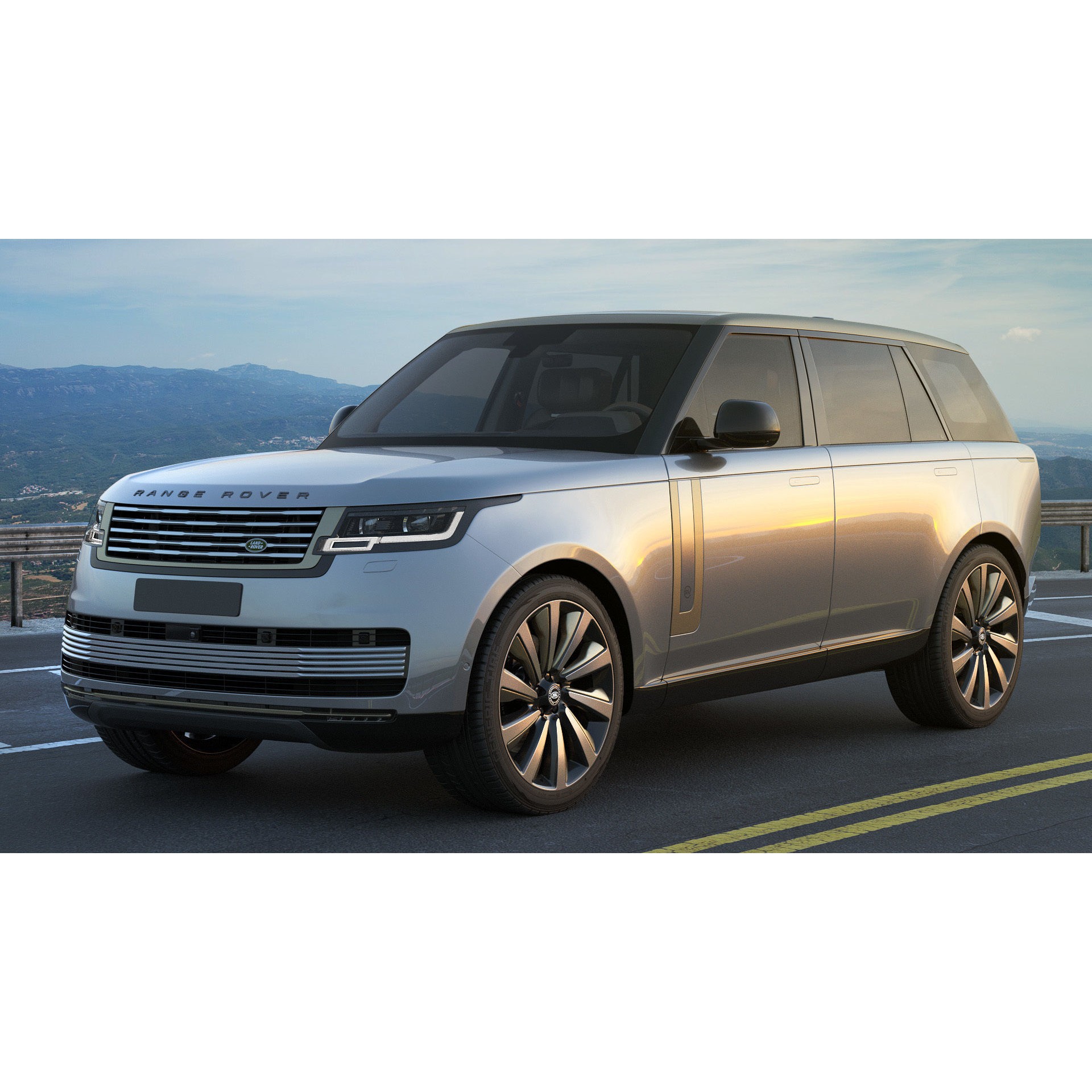 Land Rover Range Rover SV LWB 2022 - Game-Ready 3D Model - View 21