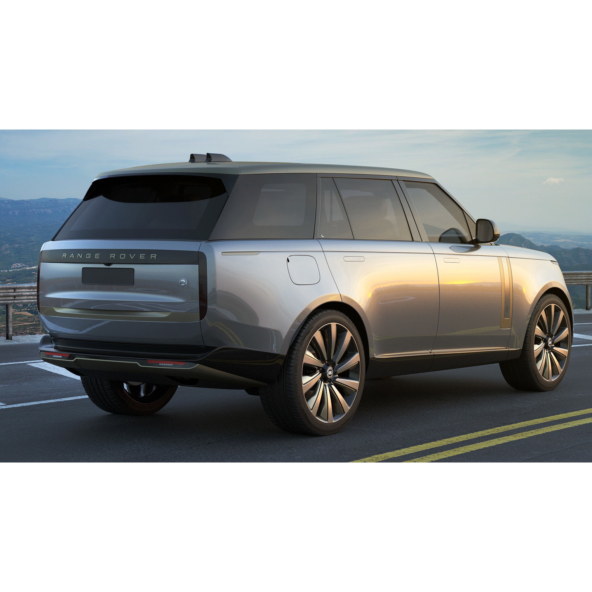 Land Rover Range Rover SV LWB 2022 - Game-Ready 3D Model - View 22