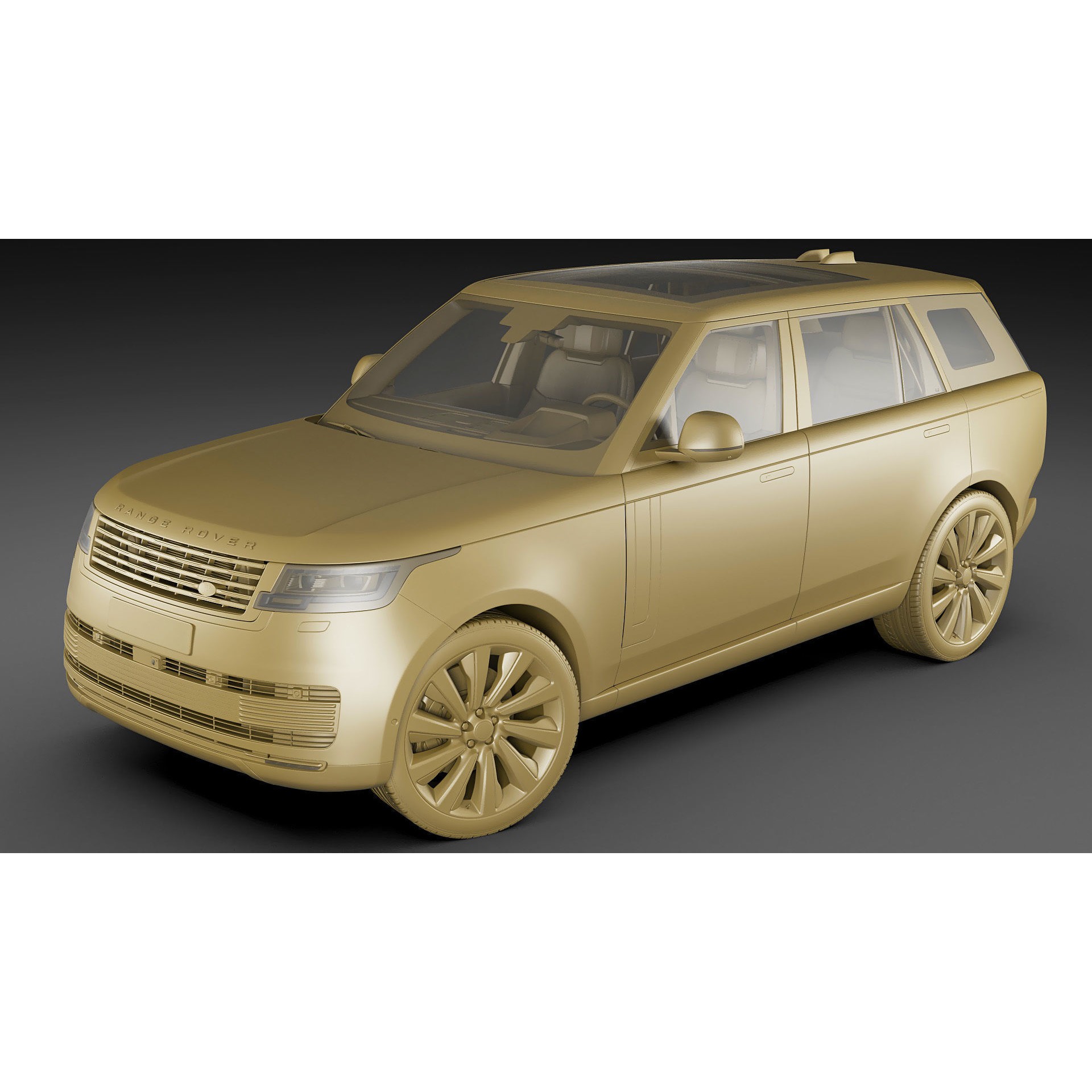 Land Rover Range Rover SV LWB 2022 - Game-Ready 3D Model - View 23