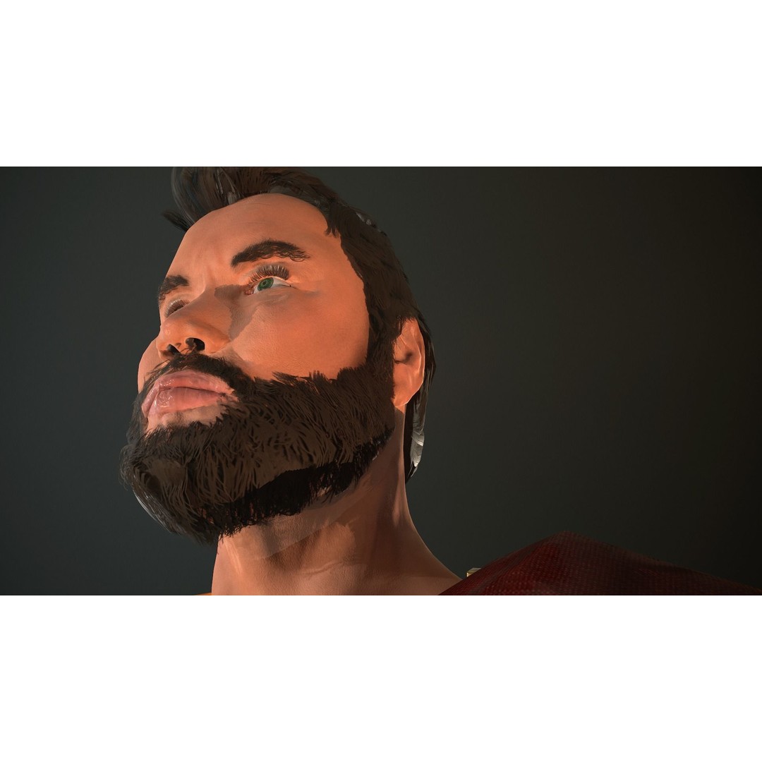 Roman Soldier 3D Model – Low Poly Rigged Character with PBR Textures - View 16
