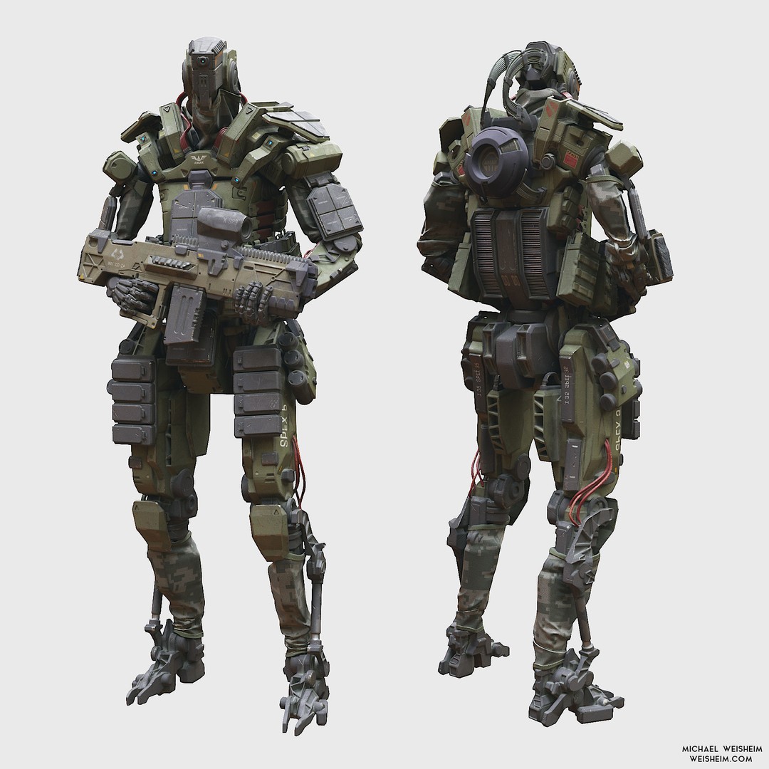 Robot Amak 3D Model – Low Poly Rigged Sci-Fi Character for Unity & Unreal - View 19