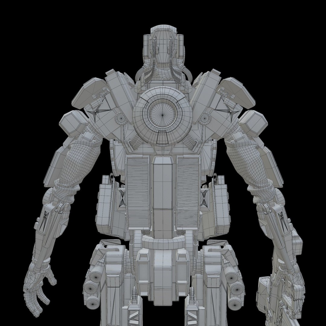 Robot Amak 3D Model – Low Poly Rigged Sci-Fi Character for Unity & Unreal - View 36