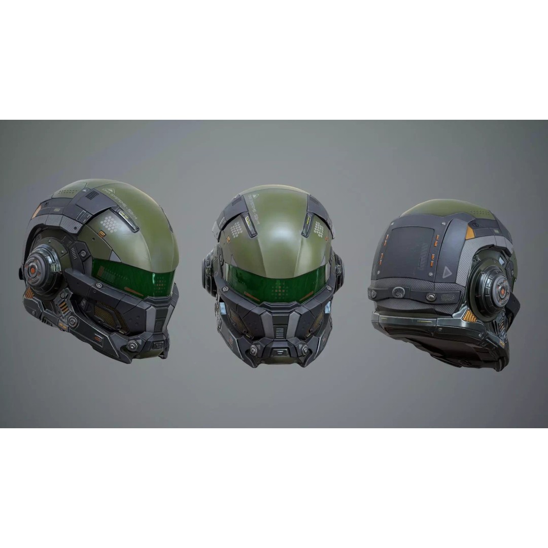 Sci-Fi Clothing 3D Model – Low-Poly Game Ready Outfit for MetaHumans - View 21
