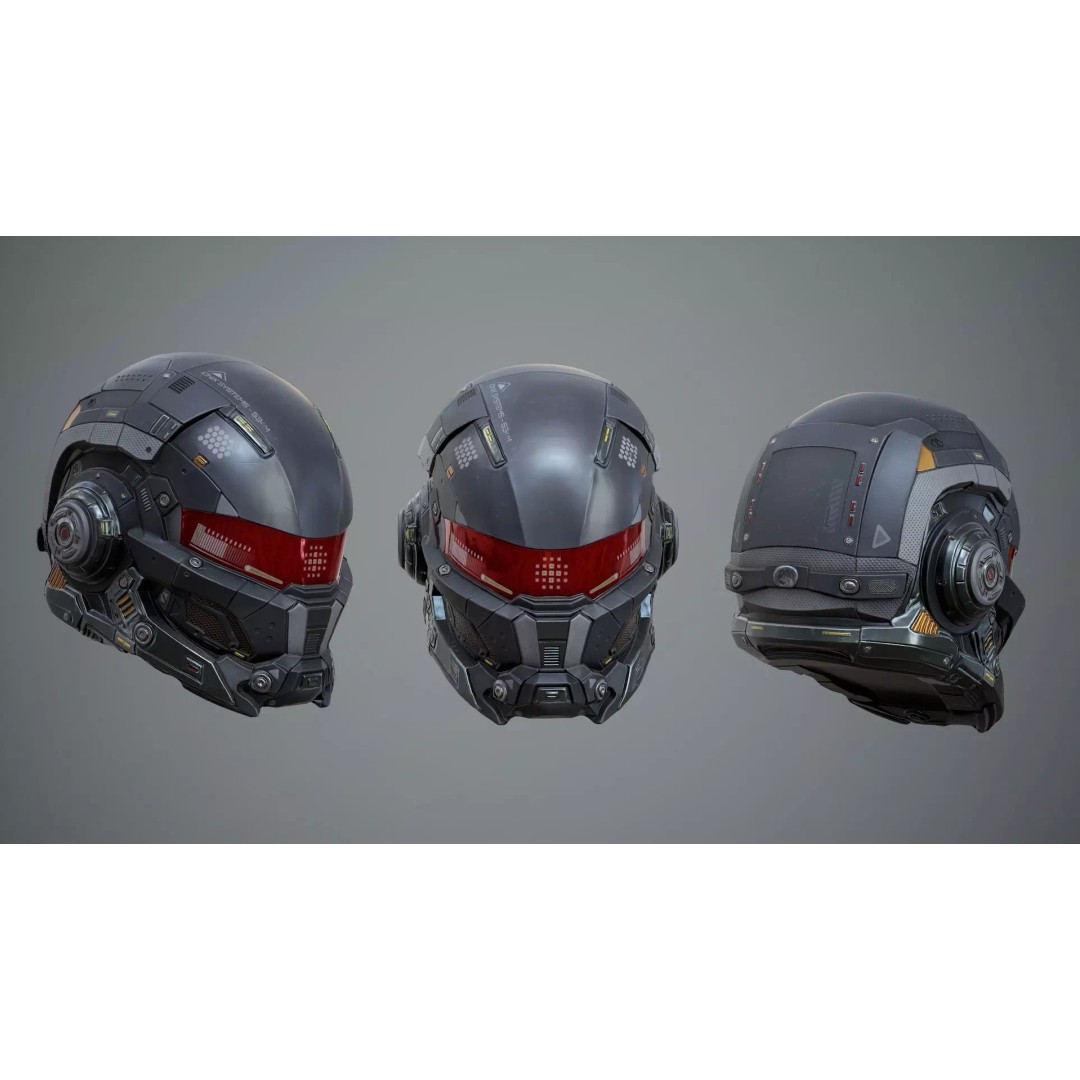 Sci-Fi Clothing 3D Model – Low-Poly Game Ready Outfit for MetaHumans - View 23