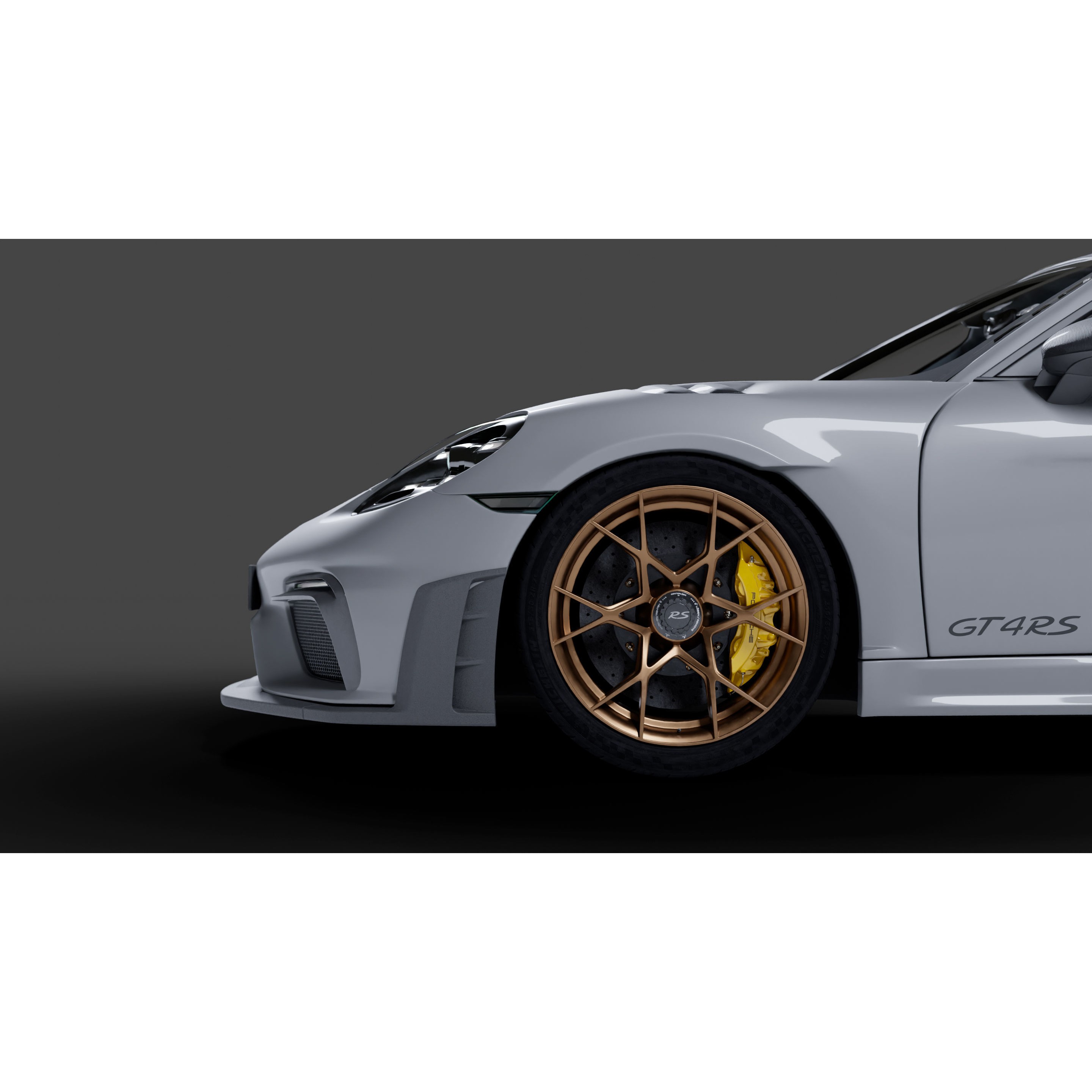 Porsche Cayman 718 GT4 RS - High-Detail 3D Model - View 23