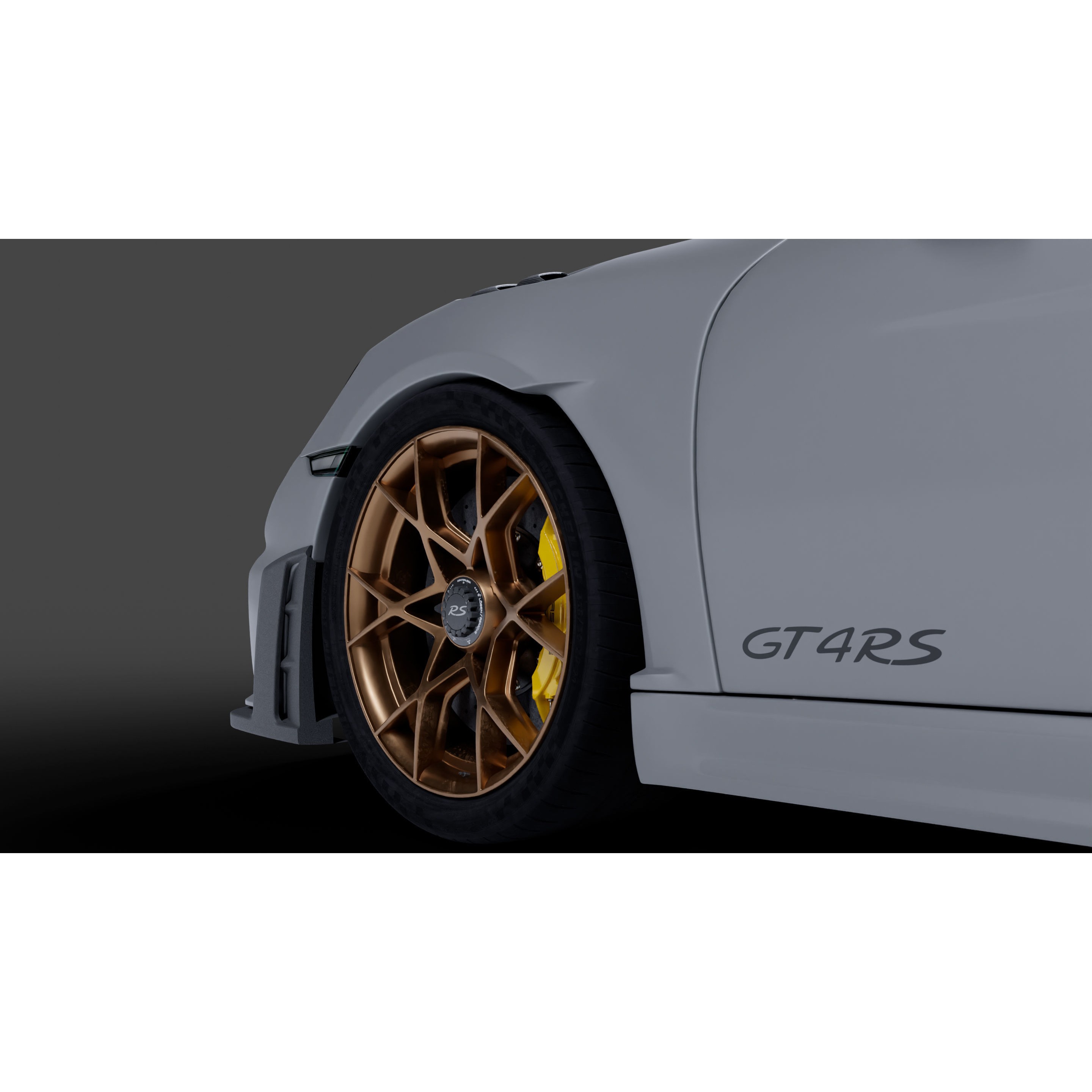 Porsche Cayman 718 GT4 RS - High-Detail 3D Model - View 24