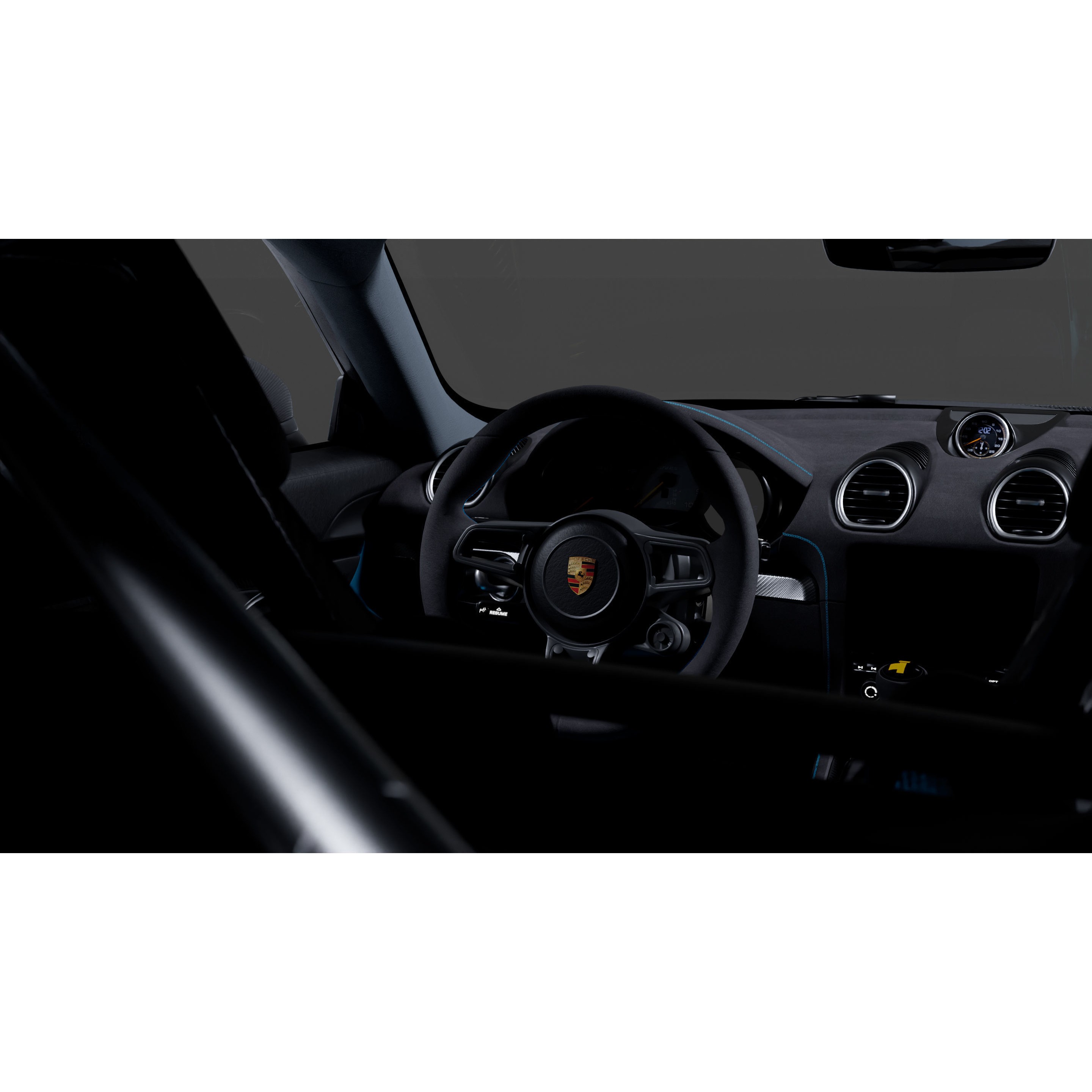 Porsche Cayman 718 GT4 RS - High-Detail 3D Model - View 30