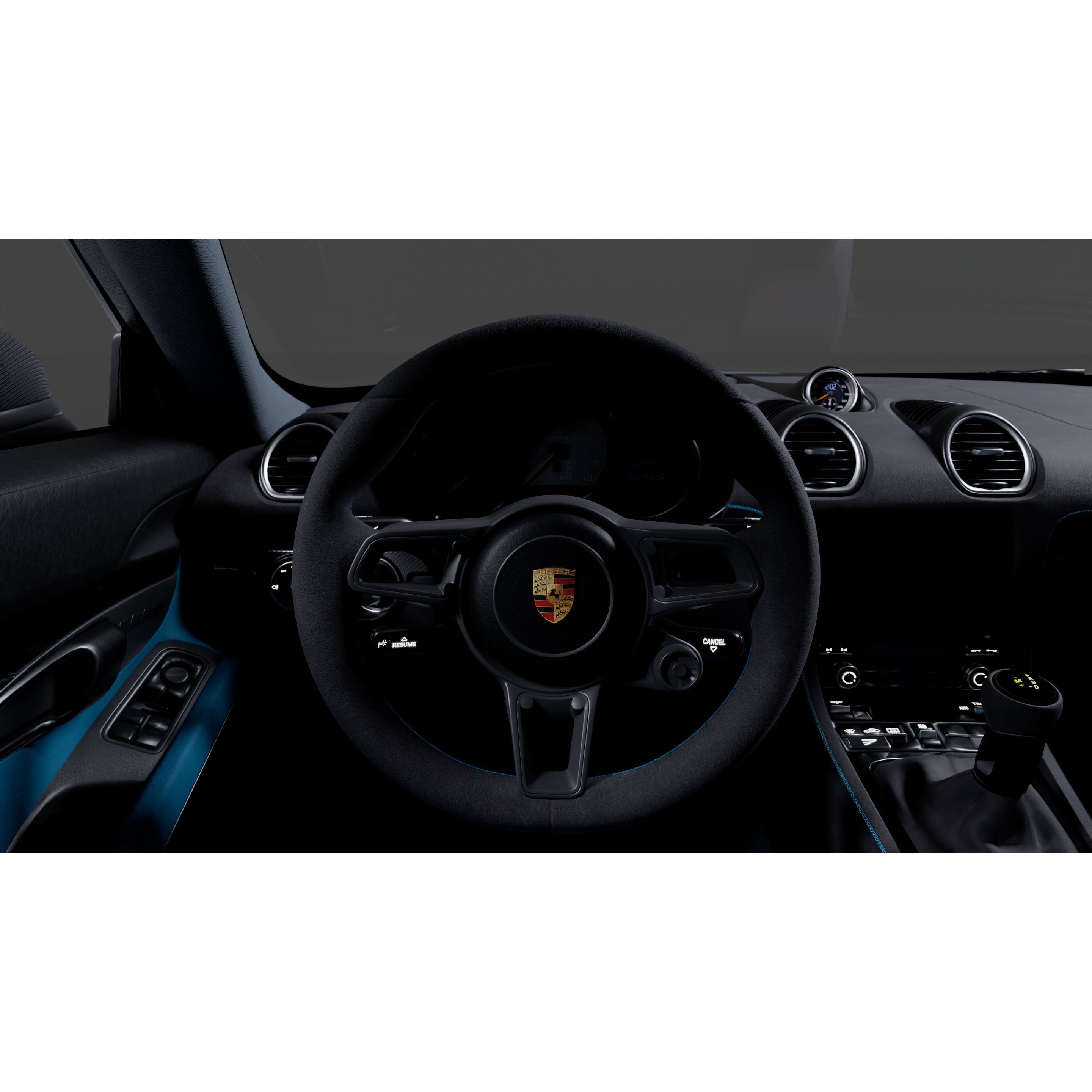 Porsche Cayman 718 GT4 RS - High-Detail 3D Model - View 34