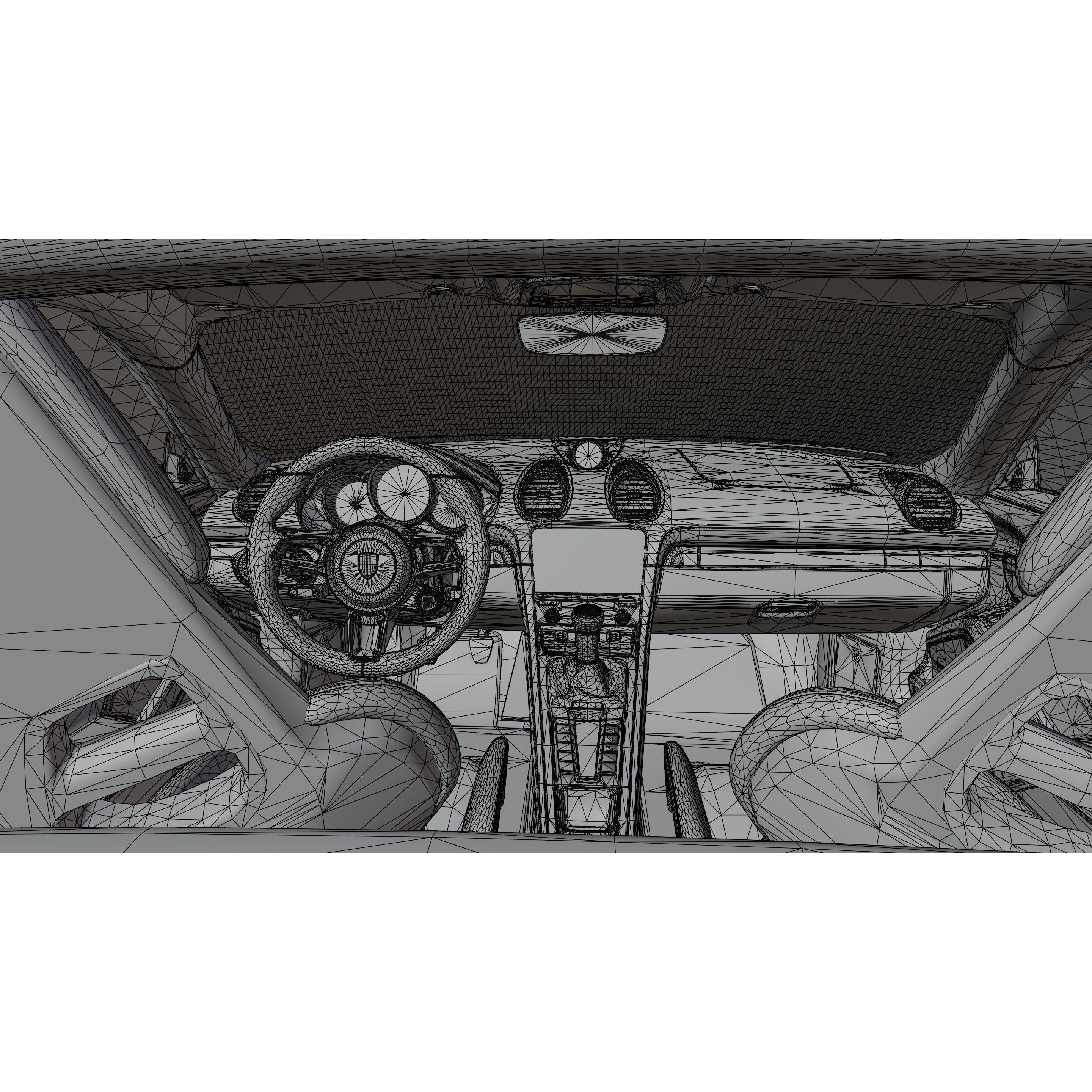 Porsche Cayman 718 GT4 RS - High-Detail 3D Model - View 41