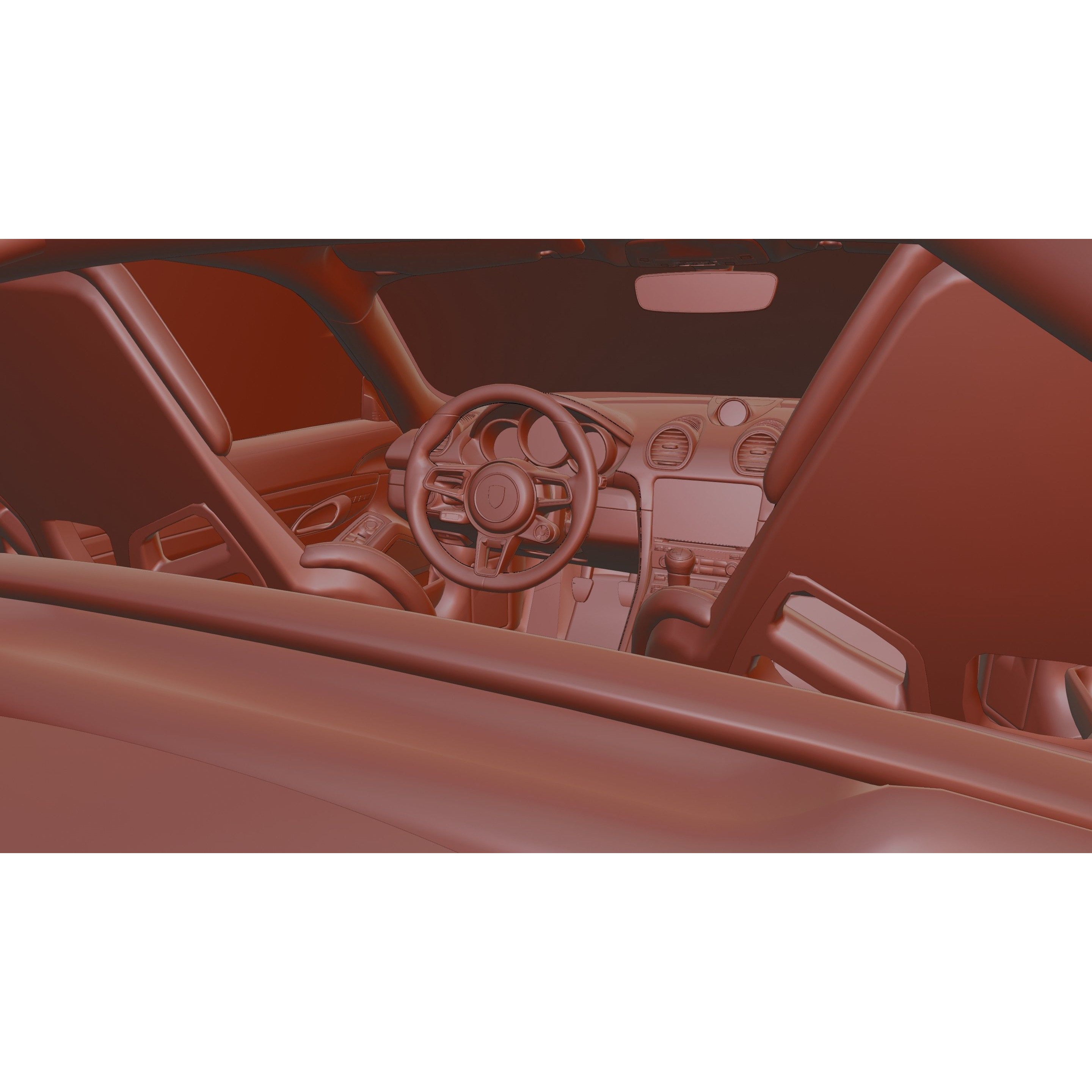 Porsche Cayman 718 GT4 RS - High-Detail 3D Model - View 42