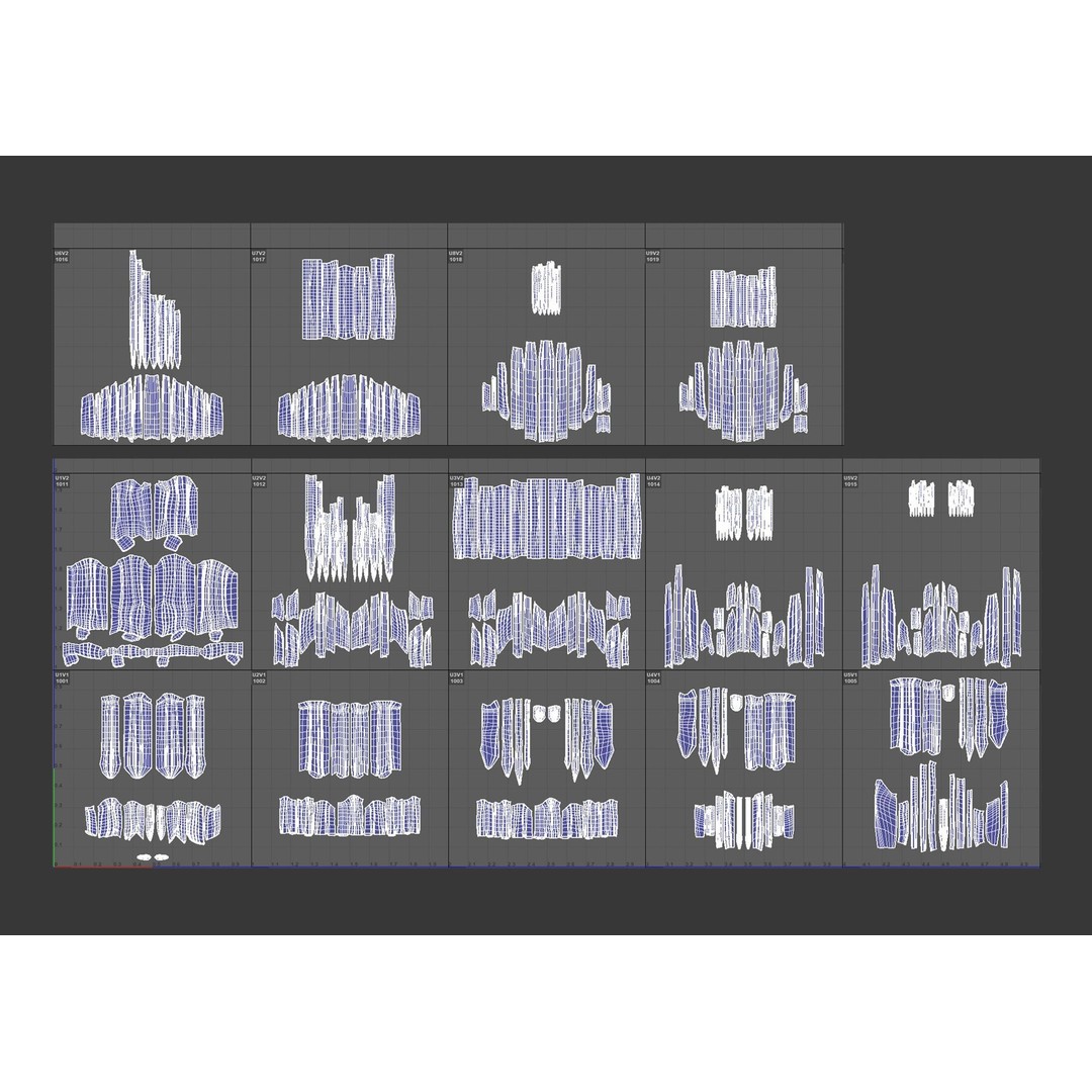 Chloe Modular Hair 3D Model – Low Poly Stylized Character Asset, FBX - View 8