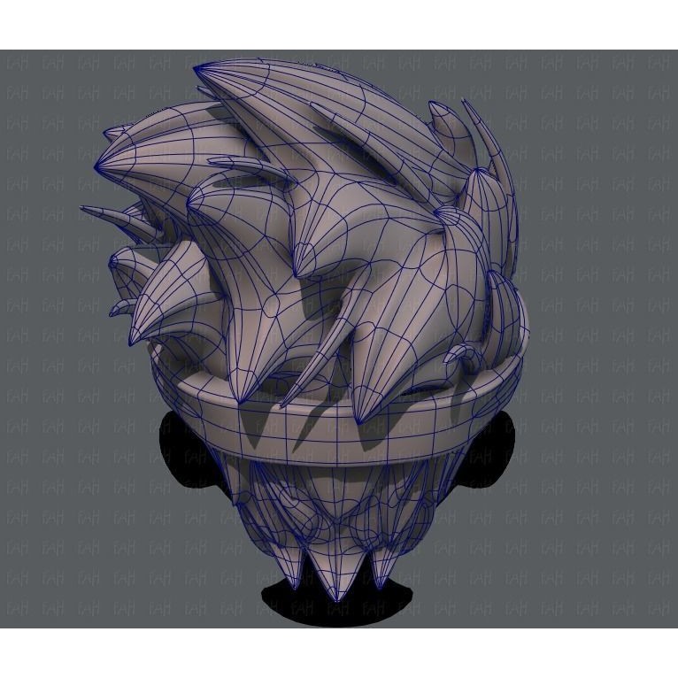 Boy Hairstyle 3D Model – Low Poly Cartoon Hair for Animation, FBX - View 15