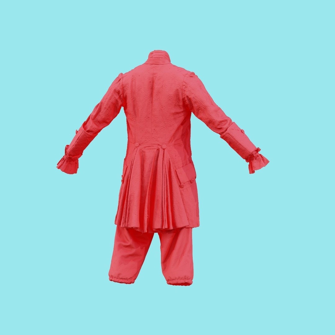 Star Full 3D Model – Low Poly Scanned Clothing, FBX, OBJ