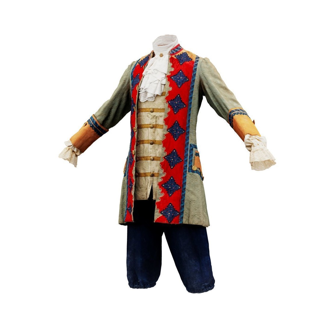 Star Full 3D Model – Low Poly Scanned Clothing, FBX, OBJ - View 15