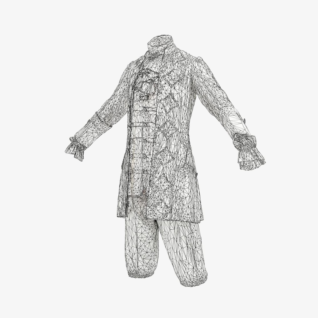 Star Full 3D Model – Low Poly Scanned Clothing, FBX, OBJ - View 16
