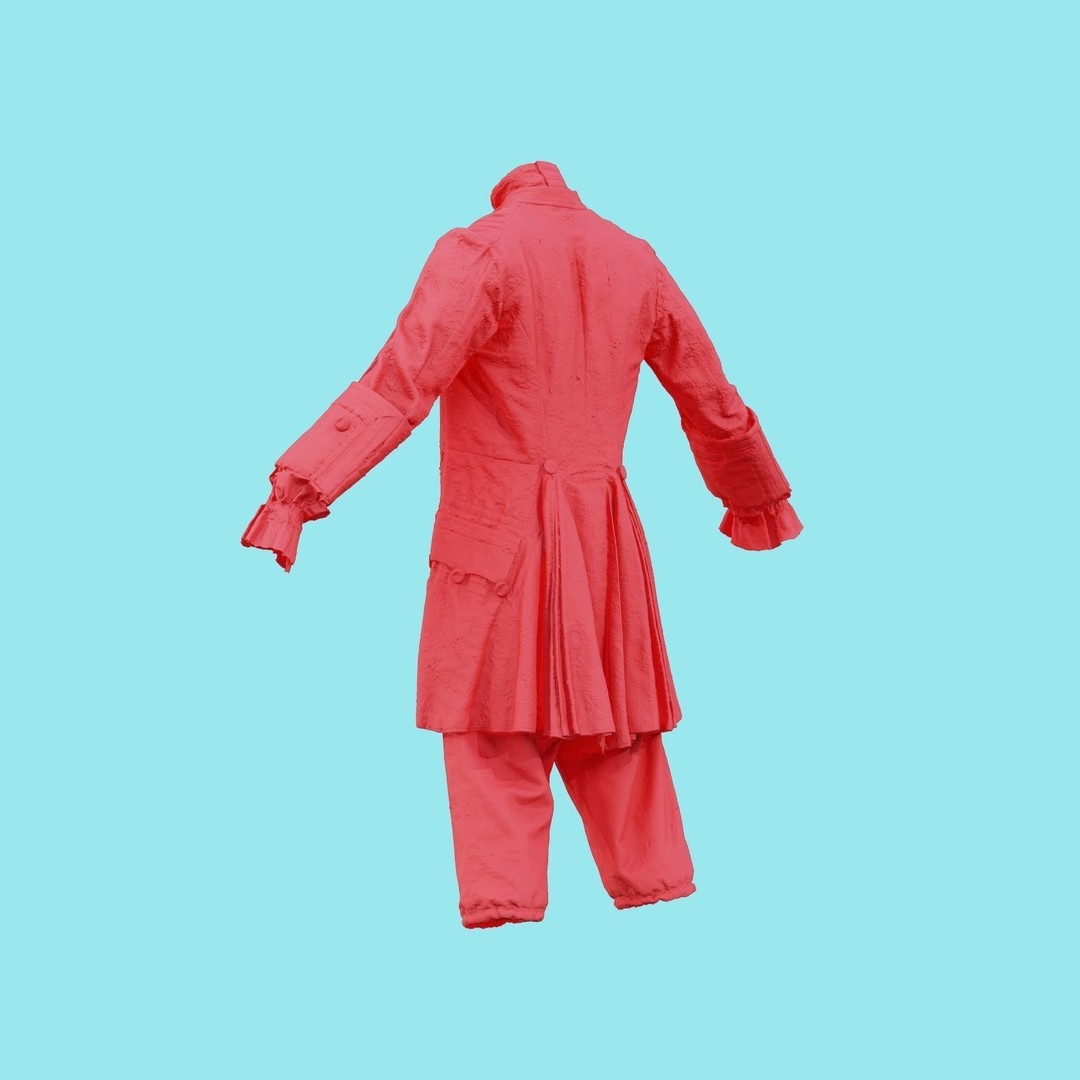 Star Full 3D Model – Low Poly Scanned Clothing, FBX, OBJ - View 20