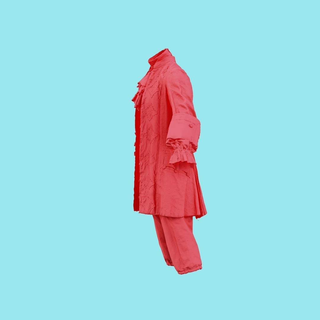 Star Full 3D Model – Low Poly Scanned Clothing, FBX, OBJ - View 21