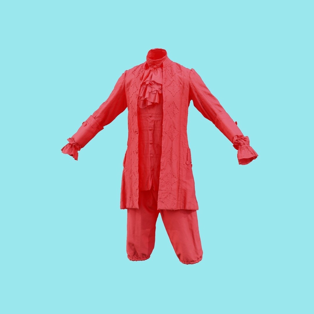 Star Full 3D Model – Low Poly Scanned Clothing, FBX, OBJ - View 22