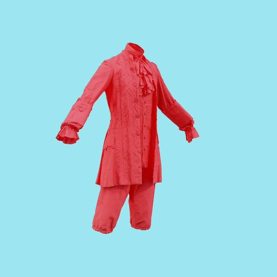 Star Full 3D Model – Low Poly Scanned Clothing, FBX, OBJ - View 23