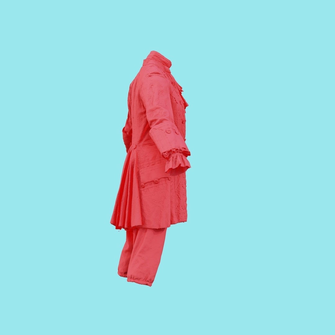 Star Full 3D Model – Low Poly Scanned Clothing, FBX, OBJ - View 24