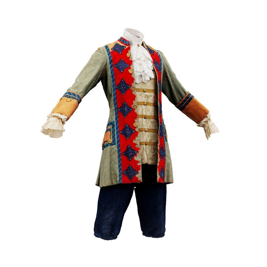 Star Full 3D Model – Low Poly Scanned Clothing, FBX, OBJ - View 5