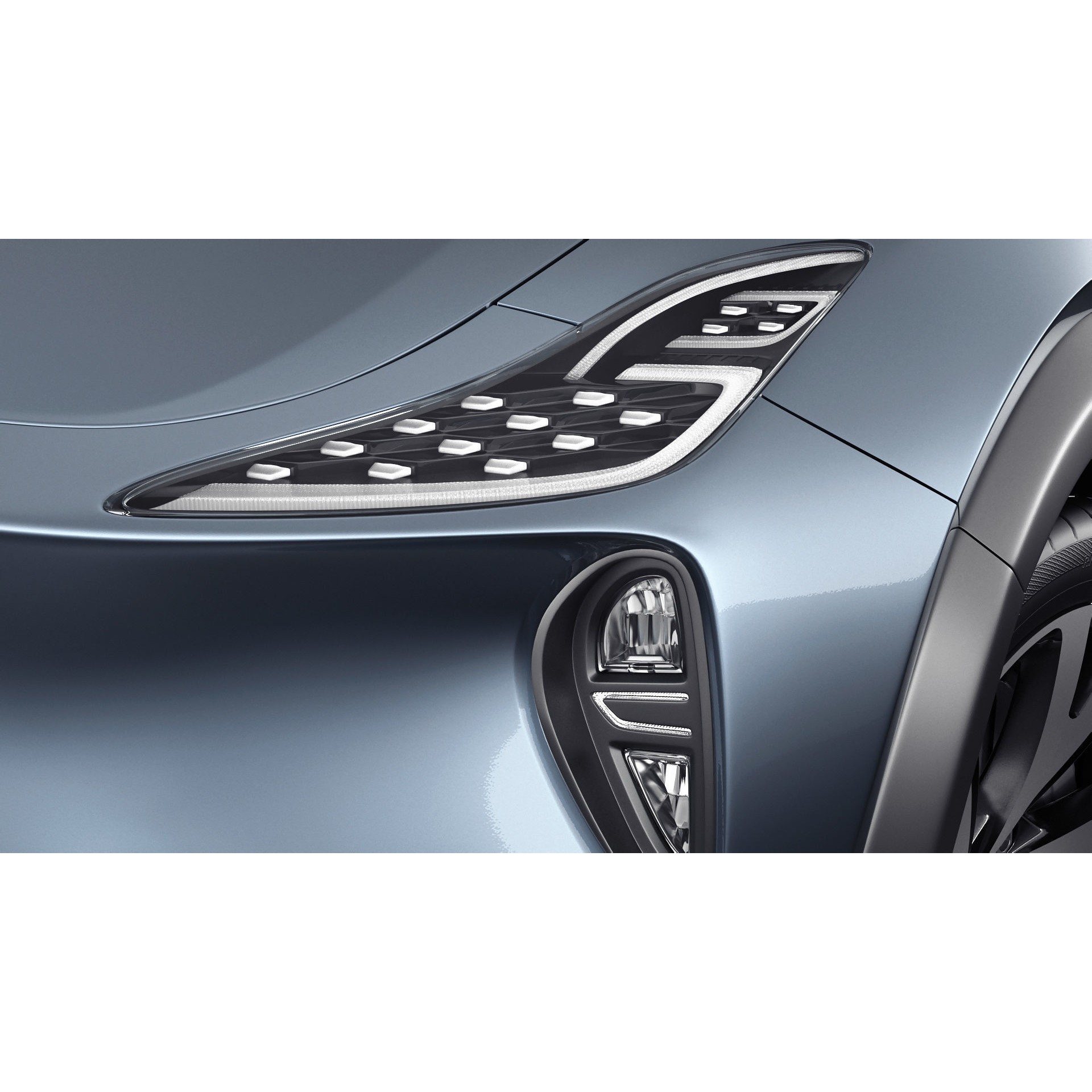 Generic Electric Modern SUV - Game-Ready 3D Model - View 10