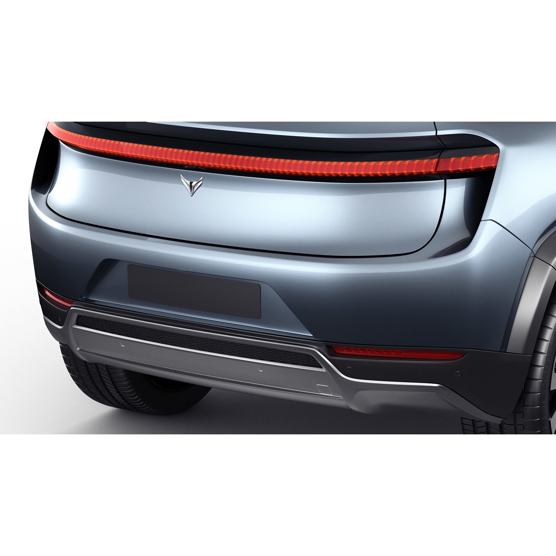 Generic Electric Modern SUV - Game-Ready 3D Model - View 11