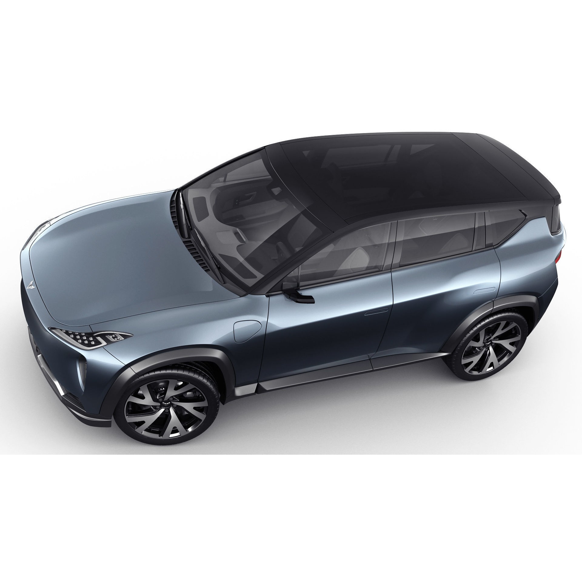 Generic Electric Modern SUV - Game-Ready 3D Model - View 13