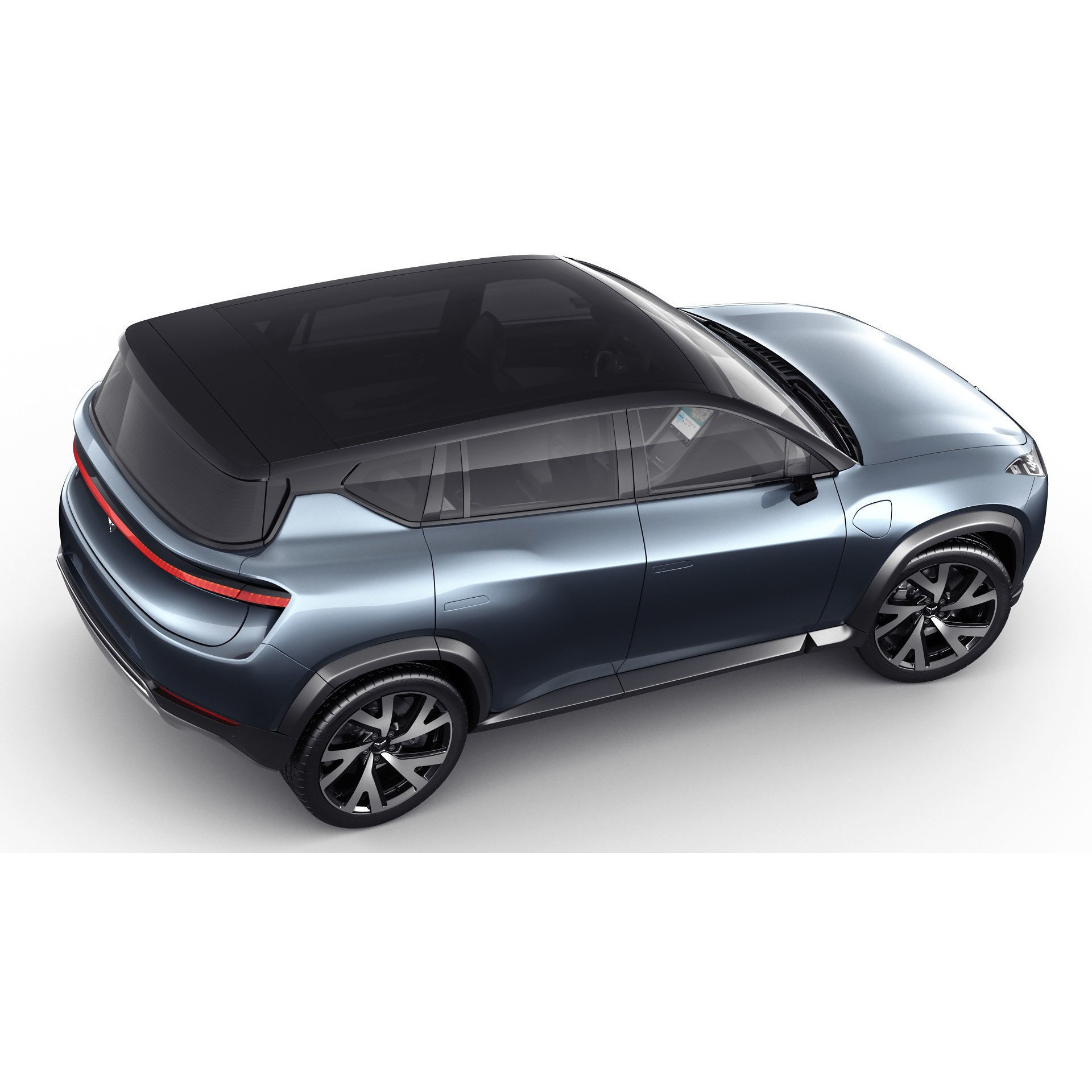 Generic Electric Modern SUV - Game-Ready 3D Model - View 14