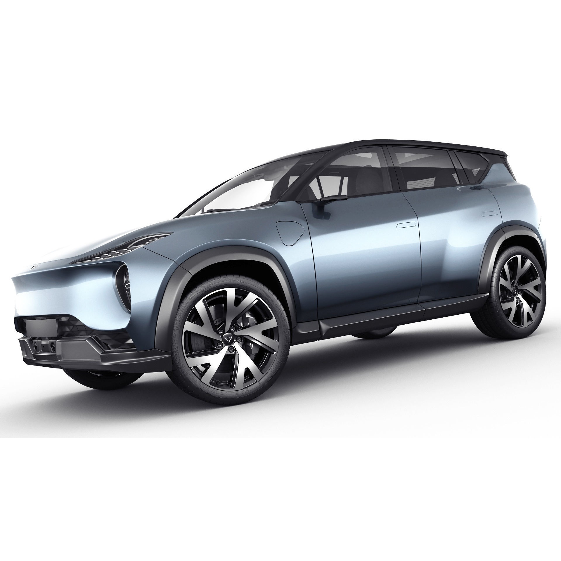Generic Electric Modern SUV - Game-Ready 3D Model - View 15