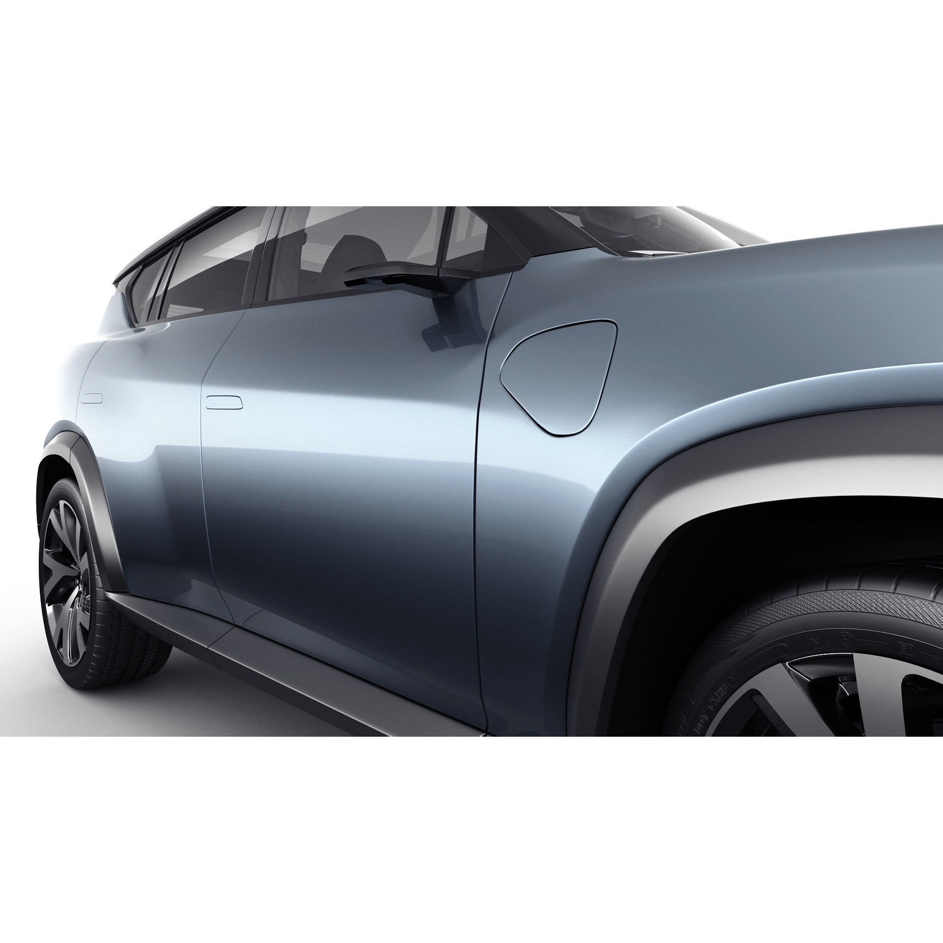 Generic Electric Modern SUV - Game-Ready 3D Model - View 18