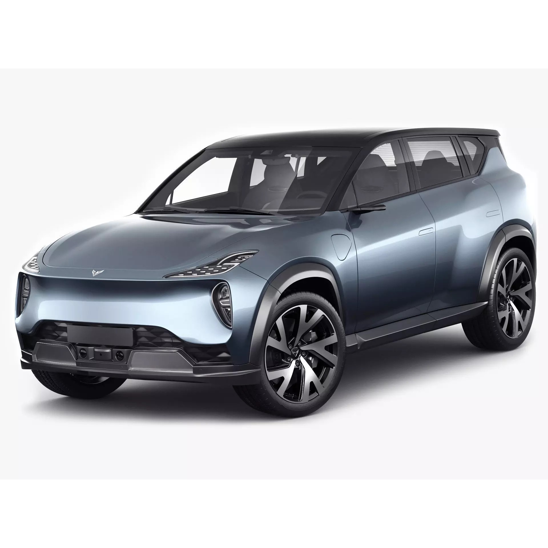 Generic Electric Modern SUV - Game-Ready 3D Model - View 2