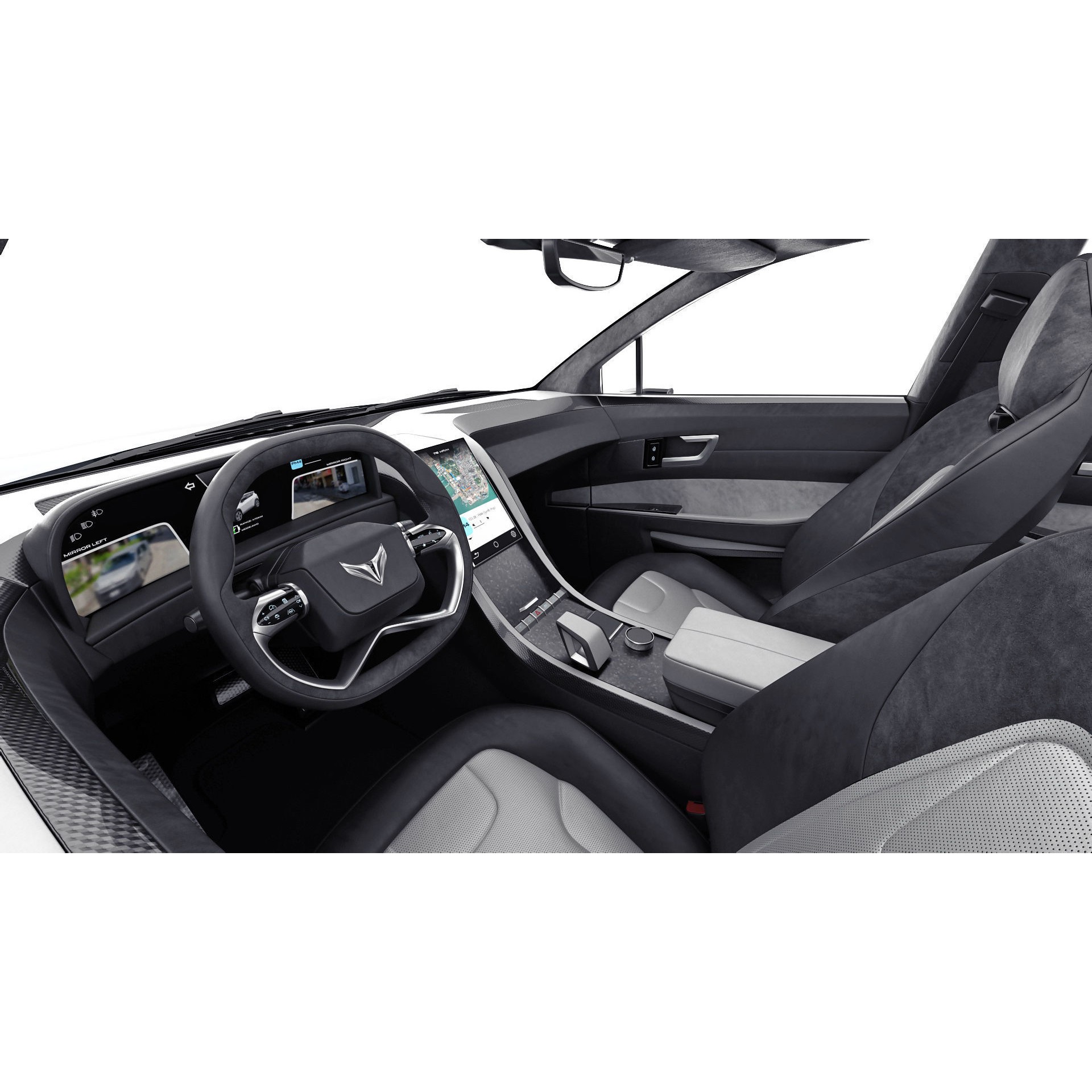 Generic Electric Modern SUV - Game-Ready 3D Model - View 22