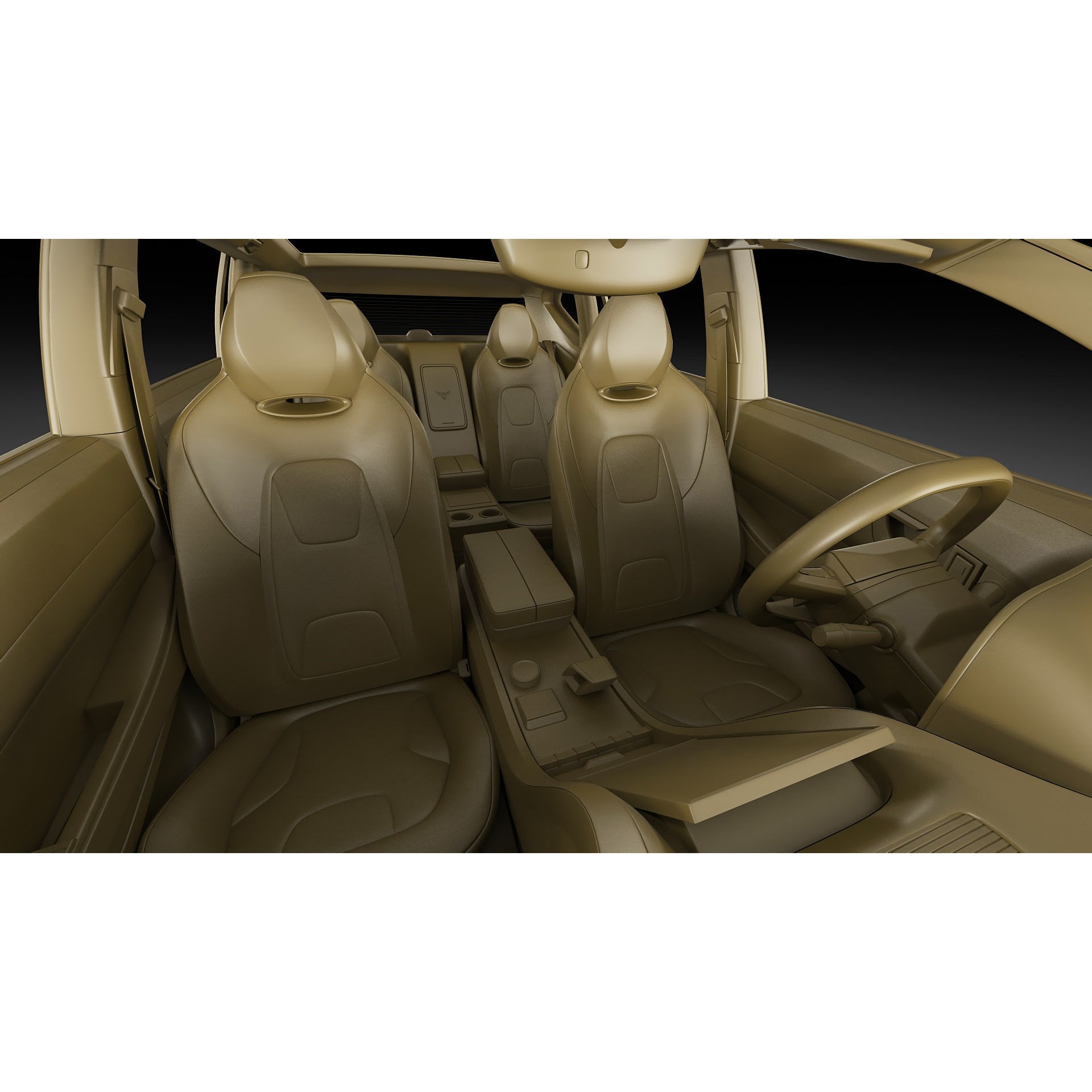 Generic Electric Modern SUV - Game-Ready 3D Model - View 34