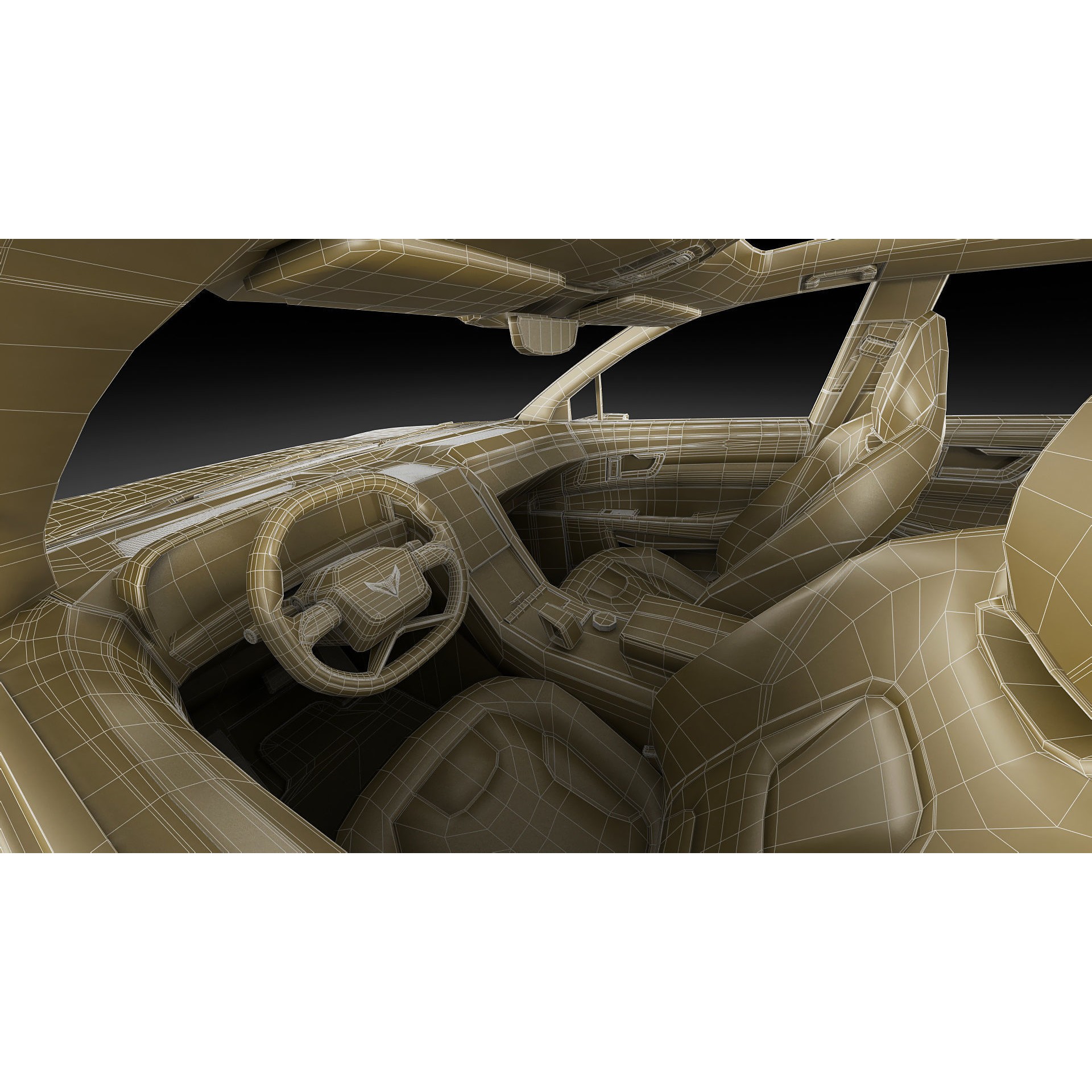 Generic Electric Modern SUV - Game-Ready 3D Model - View 37