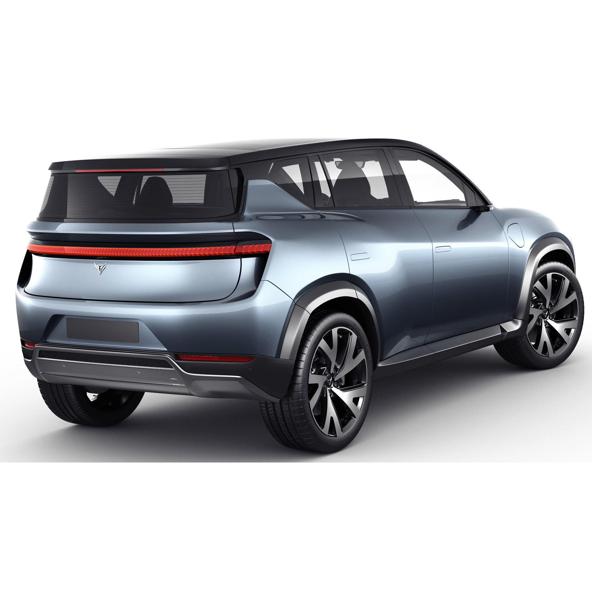 Generic Electric Modern SUV - Game-Ready 3D Model - View 5