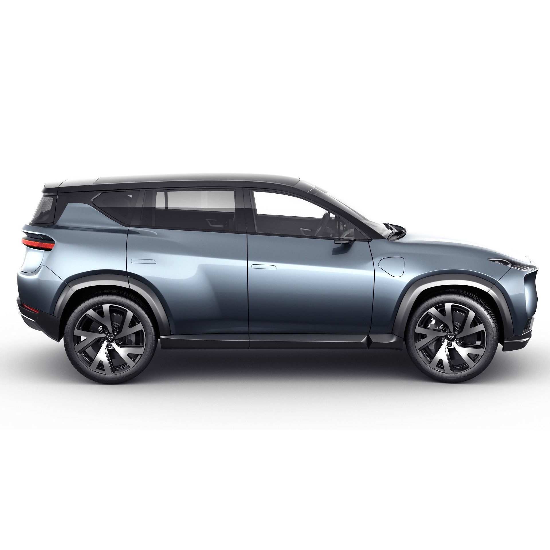 Generic Electric Modern SUV - Game-Ready 3D Model - View 8