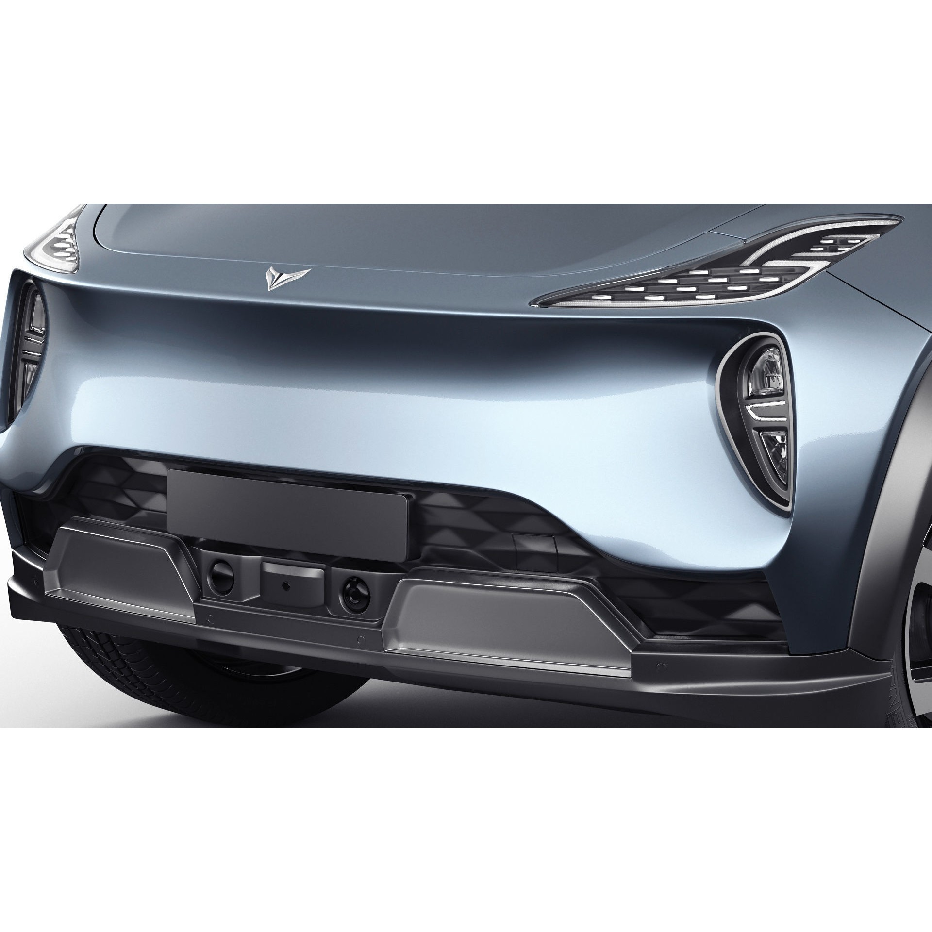 Generic Electric Modern SUV - Game-Ready 3D Model - View 9