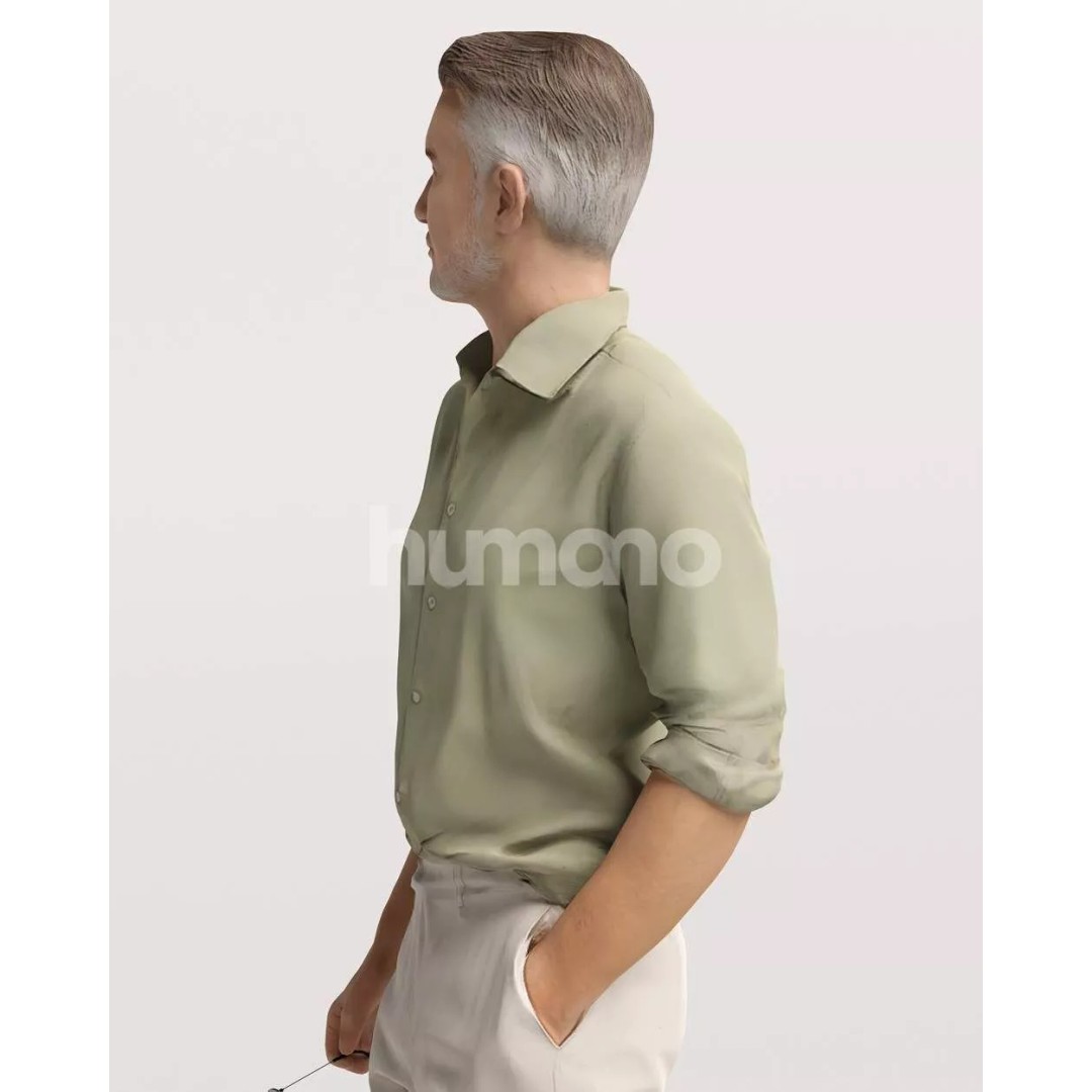 Humano Standing Man 3D Model – Luxury Summer Character, PBR Textures - View 11