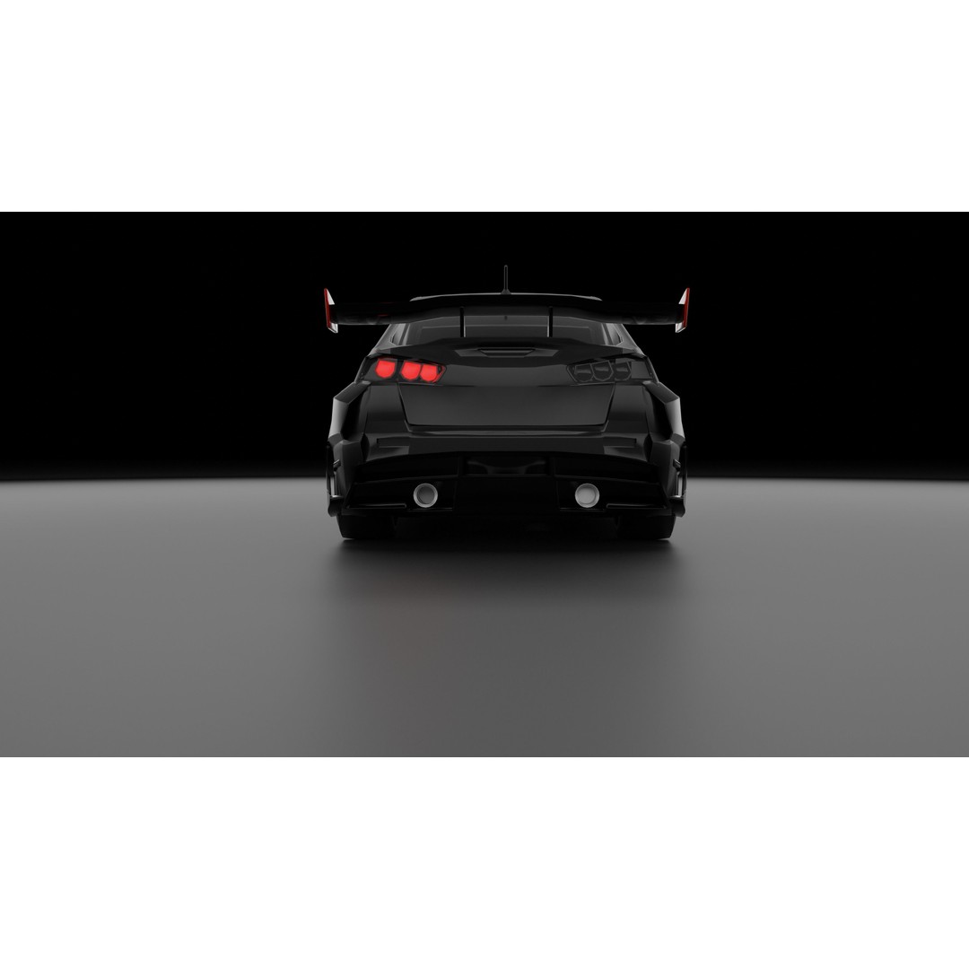 Mitsubishi Lancer Evo 3D Model – JDM Twin Turbo V8 Racing Asset - View 4