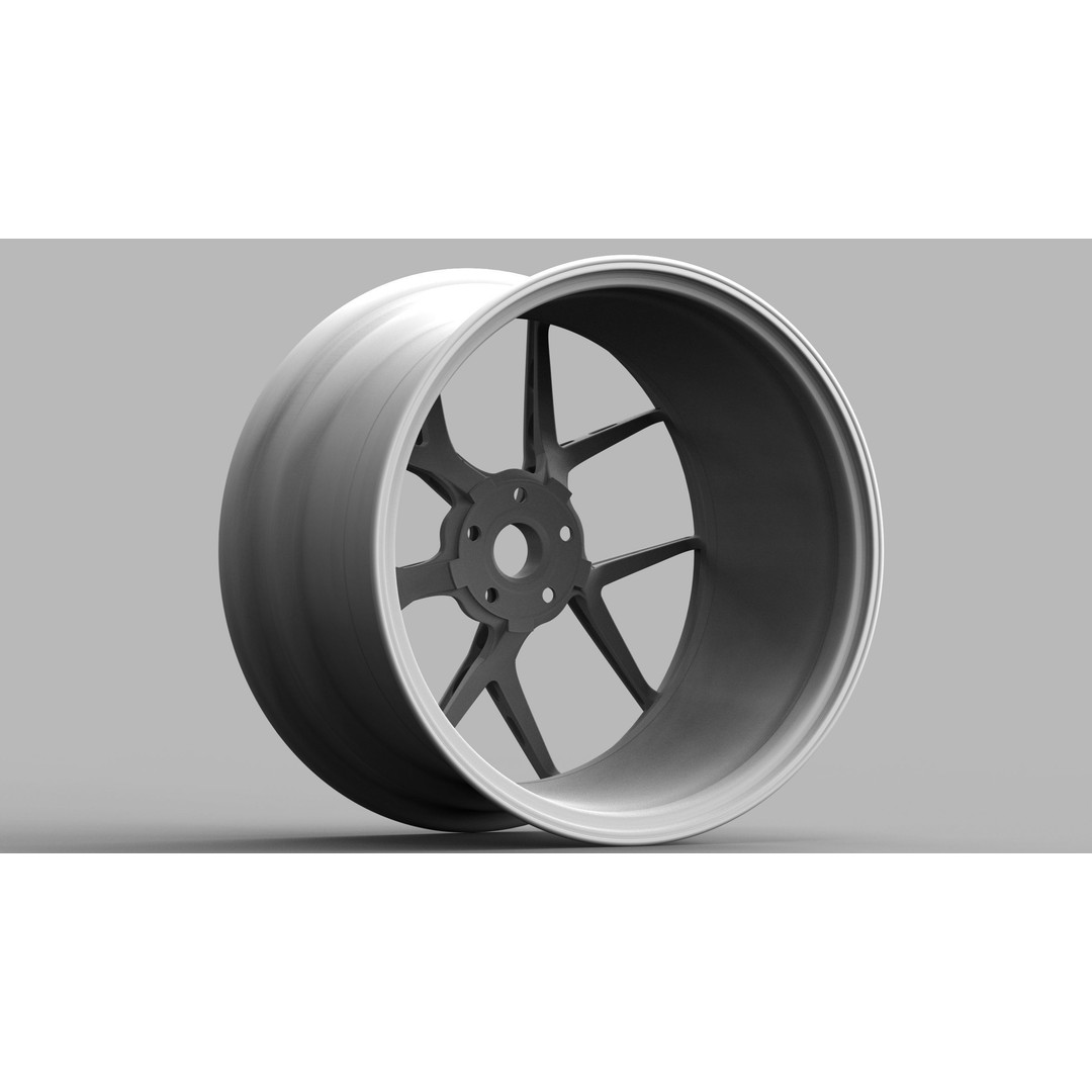 BBS FI-R 3D Model – Forged Racing Wheel, FBX & OBJ Formats - View 13